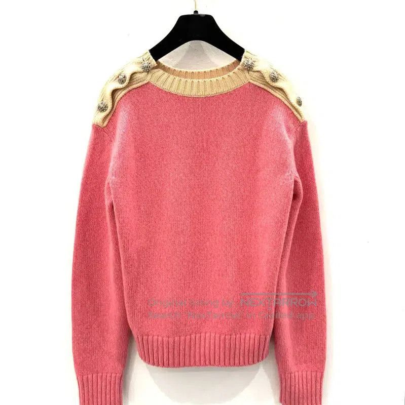 Chanel Chanel Pink Cashmere Women's Jacket . Size M / US 6-8 / IT 42-44 - 3 Thumbnail