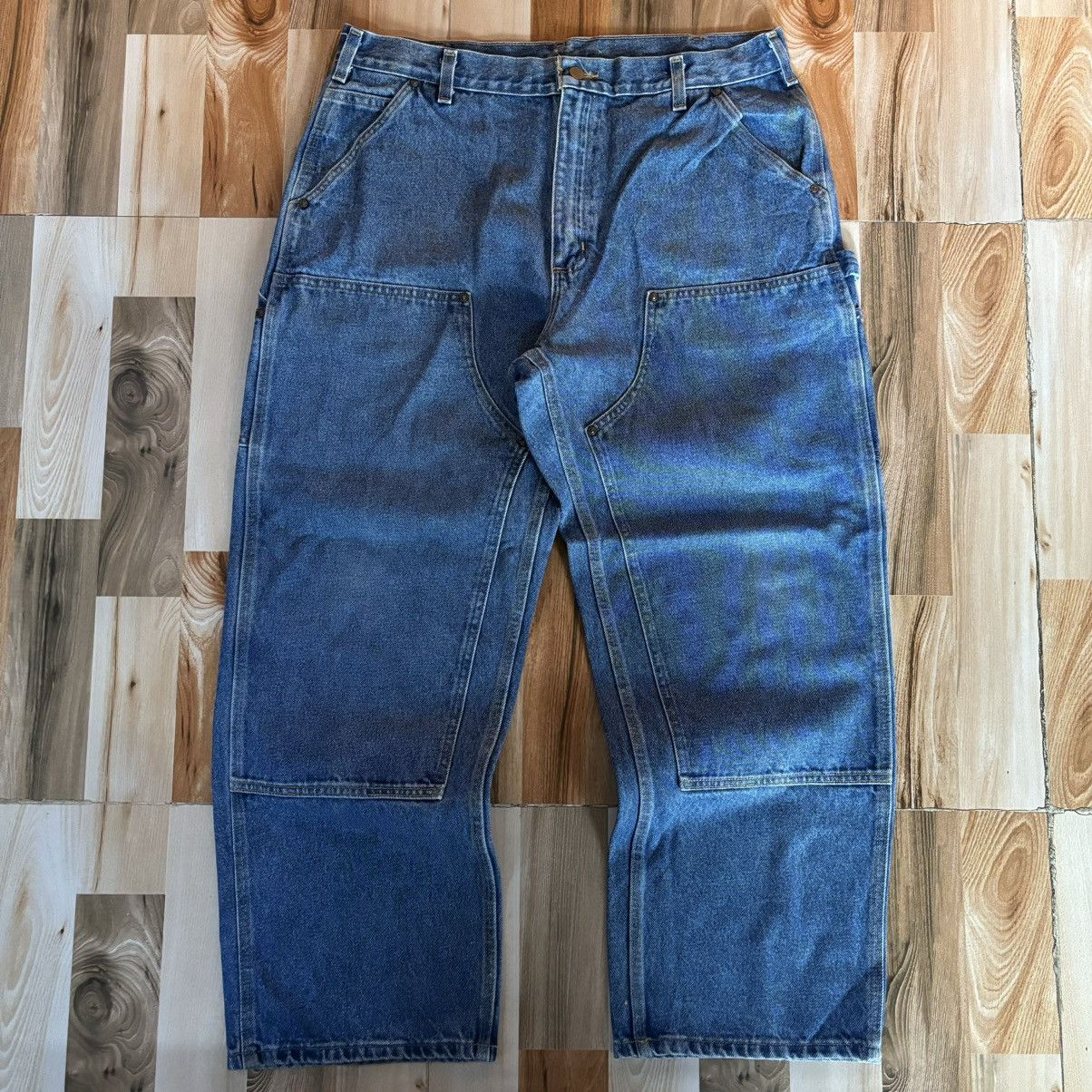 Crazy Faded Carhartt Double Knee B73 DST