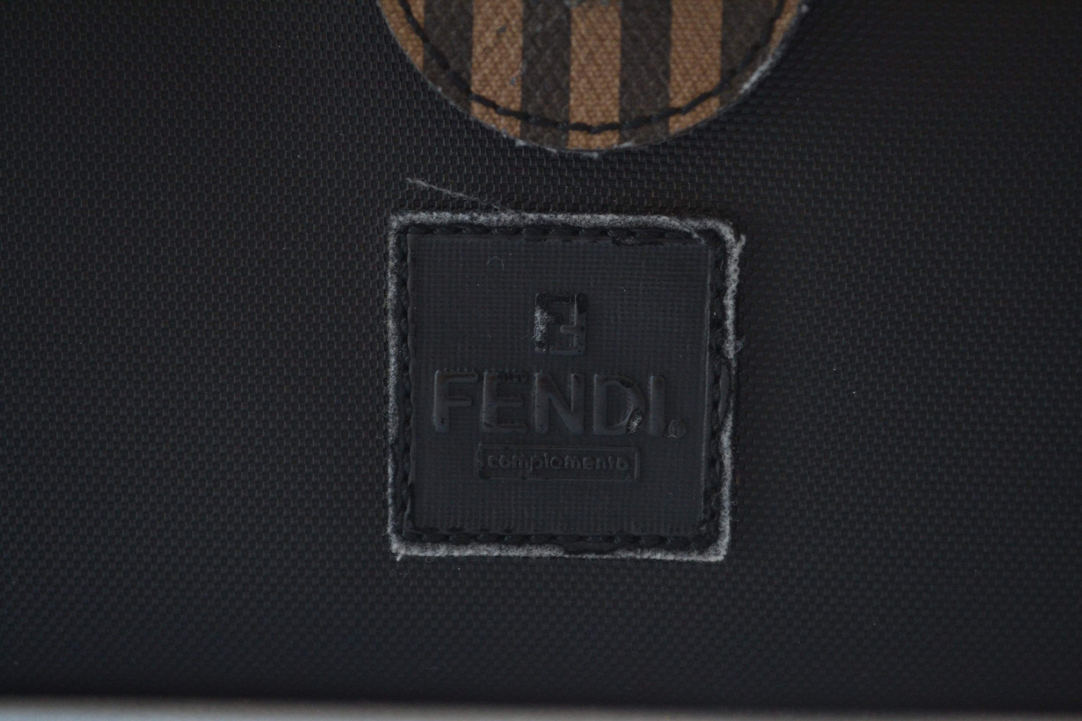 Fendi FENDI Travel Bag Men's Toiletries Set Handbag Black Brown Size ONE SIZE - 7 Thumbnail