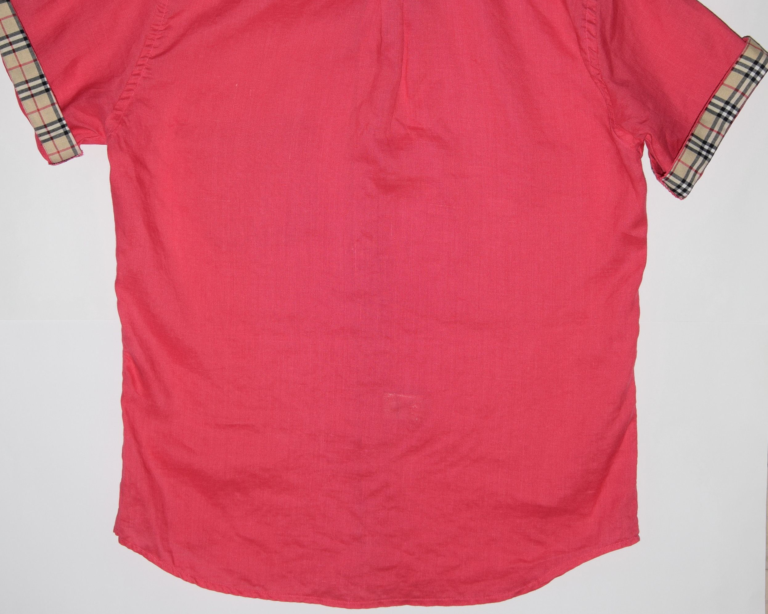 Burberry VINTAGE BURBERRY LINEN SHIRT NOVA CHECK TRIM LOGO ACTUAL L Size US L / EU 52-54 / 3 - 10 Thumbnail