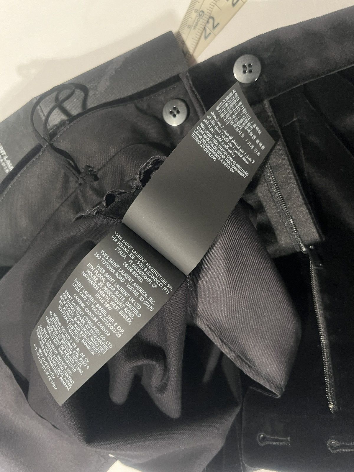 Saint Laurent Paris Saint Laurent velvet pants. 54/36. $850 Size US 36 / EU 52 - 6 Thumbnail