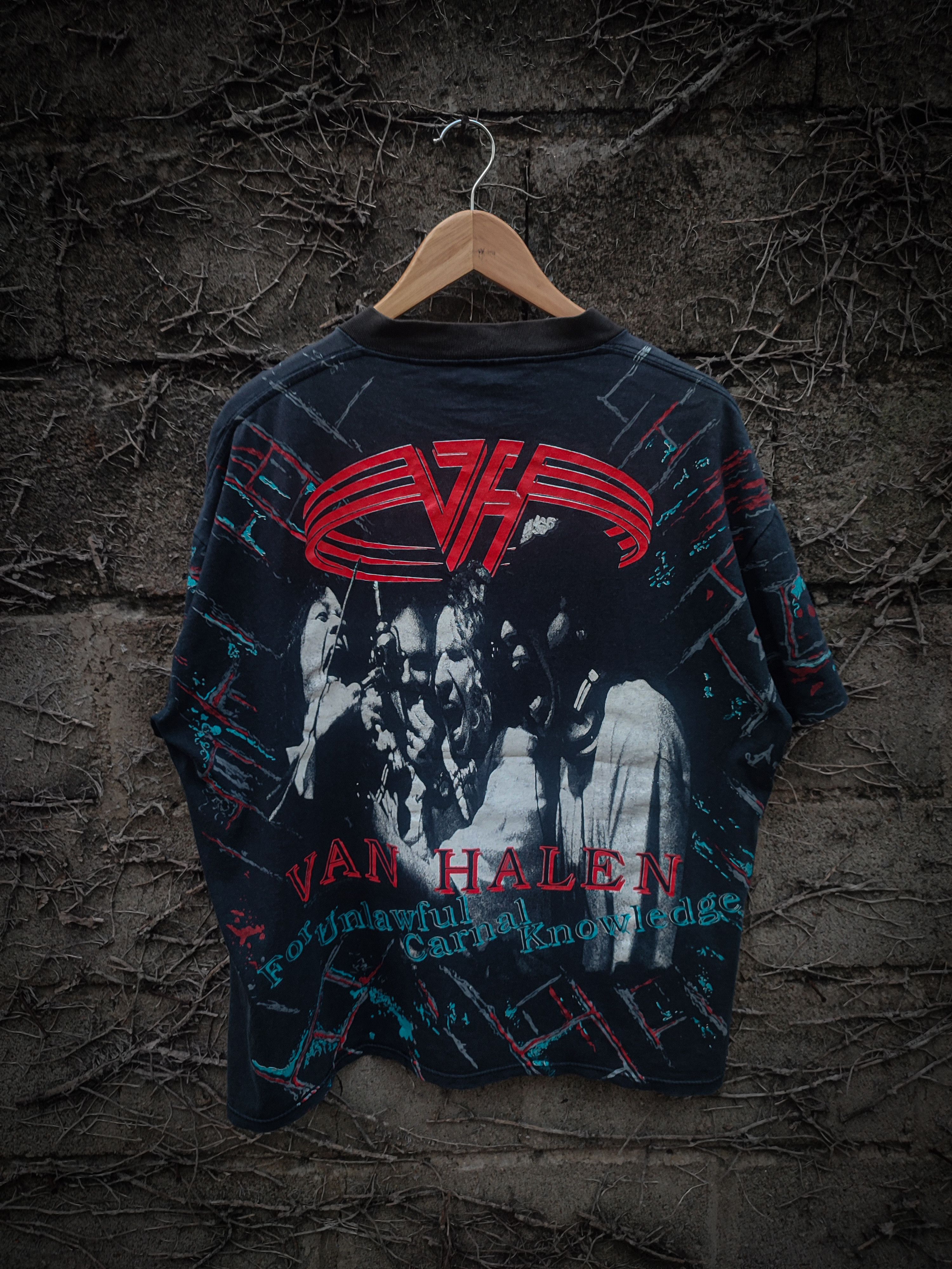 Band Tees × Brockum × Vintage Van Halen - For Unlawful Carnal Knowledge Size US XL / EU 56 / 4 - 2 Thumbnail
