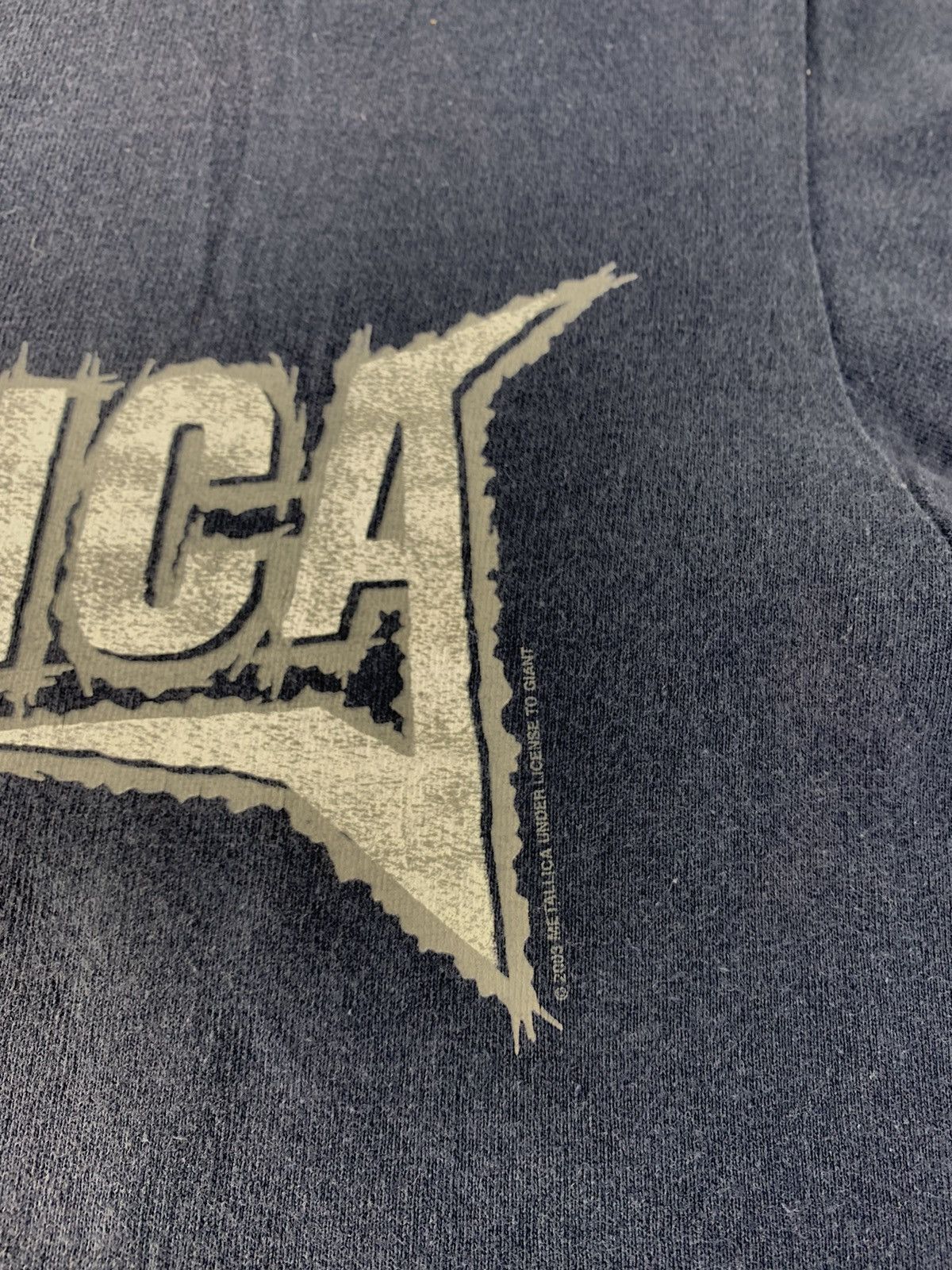 Metallica Metalica America Hard Rock Music Band Tag Shoot Spell Out Size US L / EU 52-54 / 3 - 5 Thumbnail