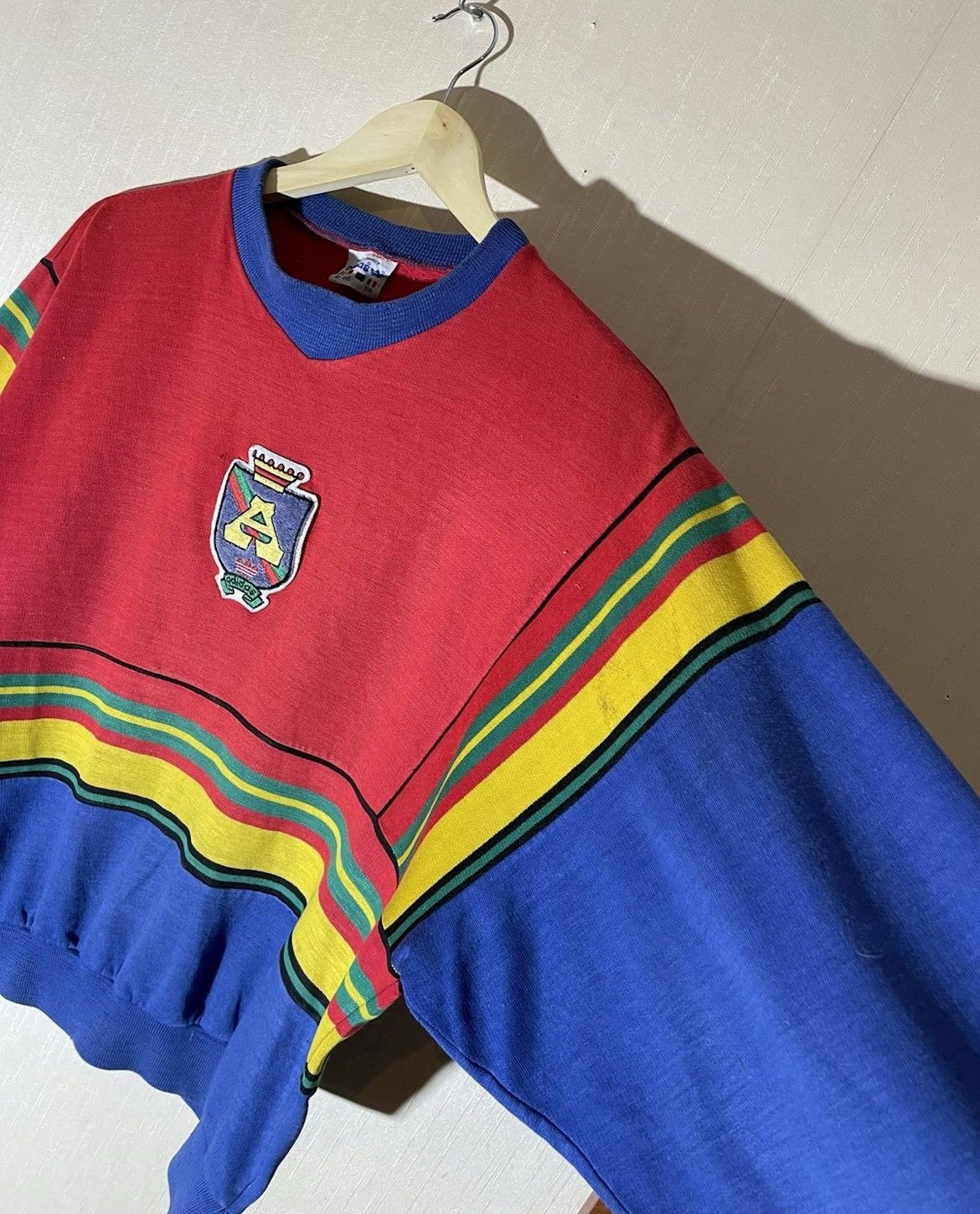 Adidas × Vintage Adidas Ventex very rare y2k sweatshirt 80-90s Size US S / EU 44-46 / 1 - 9 Thumbnail
