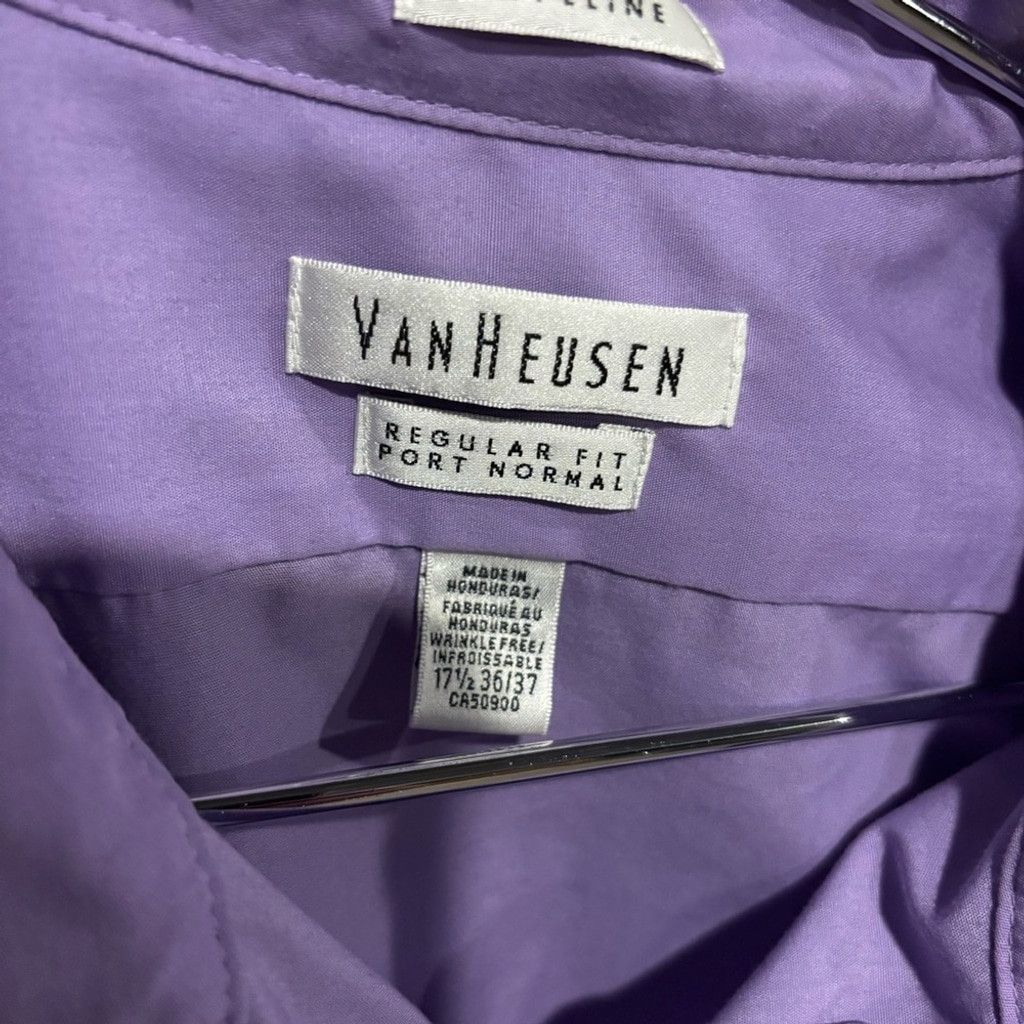 Van Heusen Men’s Van Heusen Men's Button Down Dress Shirt Size 50S - 4 Thumbnail