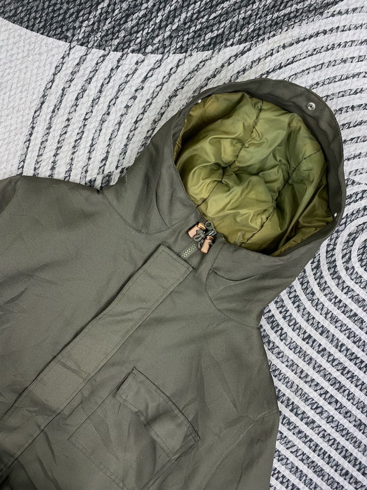 Japanese Brand Vintage Dr.Martens Airwair Green Army Hooded Jacket Size US XL / EU 56 / 4 - 6 Thumbnail