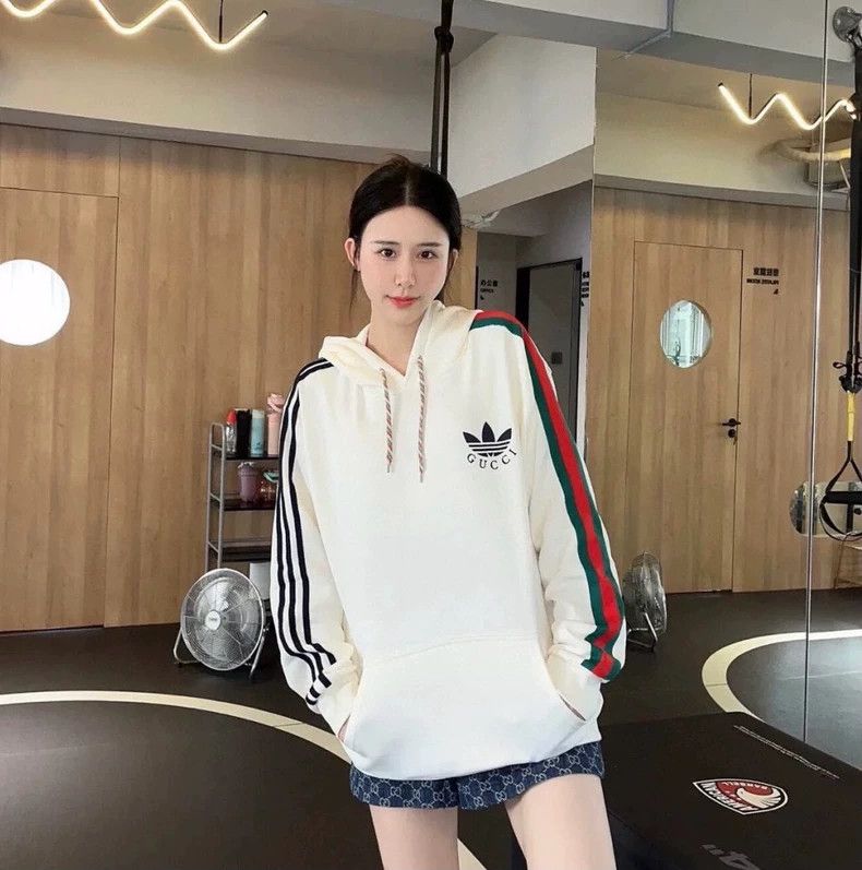 Gucci Gucci White line hooded sweatshirt 2502-Nextarrow Size US XS / EU 42 / 0 - 9 Thumbnail