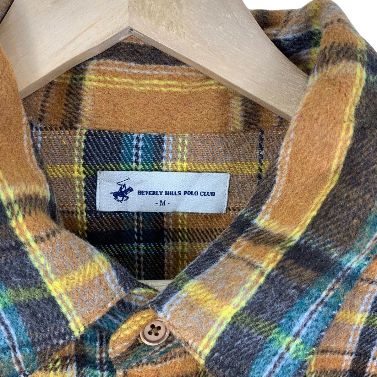 Beverly Hills Polo Club Vintage BEVERLY HILLS POLO CLUB Tartan Button Up Baggy Tee Size M / US 6-8 / IT 42-44 - 9 Thumbnail