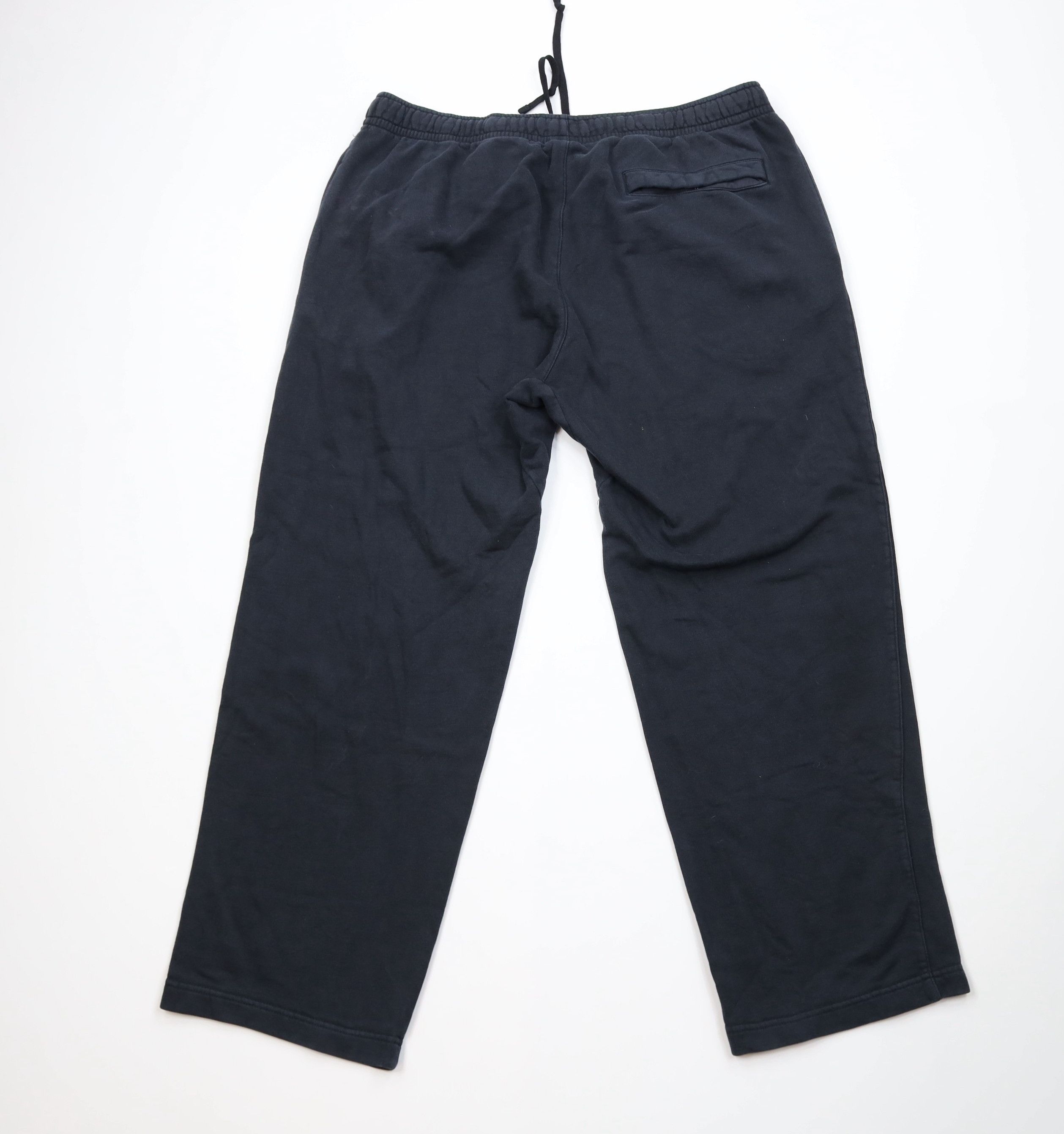 Nike Vintage Nike Scott Mini Swoosh Wide Leg Sweatpants Black Size US 40 / EU 56 - 9 Thumbnail