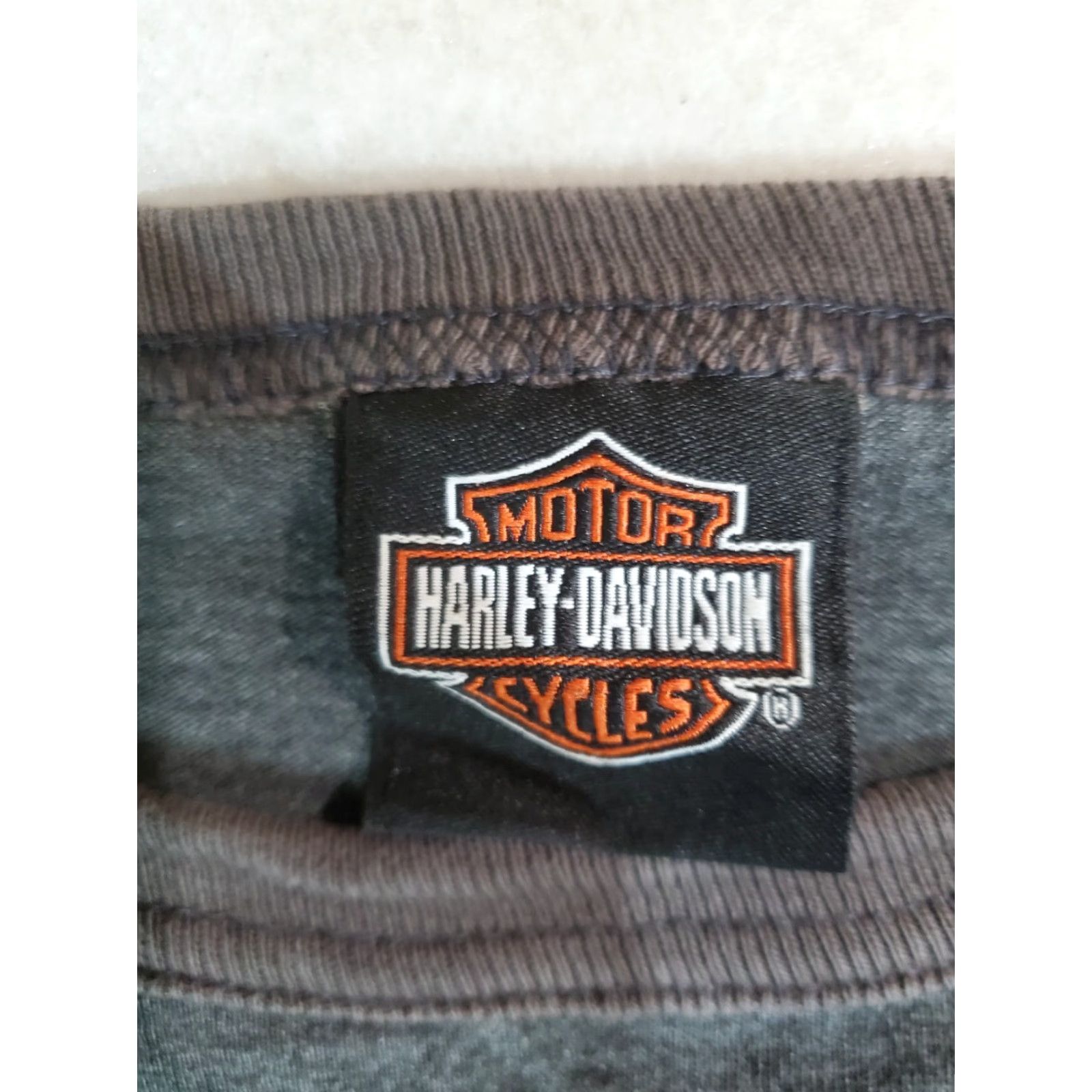 Harley Davidson Harley-Davidson Signature T-shirt Mens XL Gray Short Sleeve Crew Neck Size XL Regular Fit Size US XL / EU 56 / 4 - 6 Thumbnail
