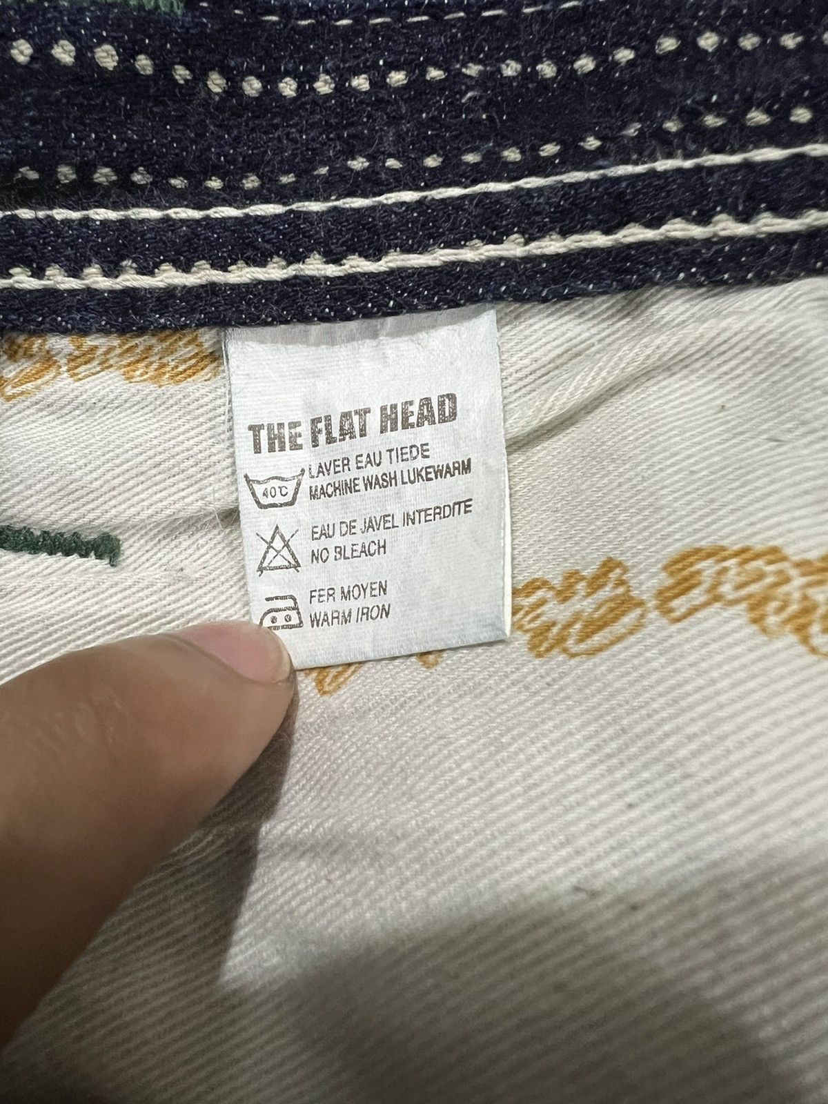 Loopwheeler The Flat Head Indigo Wabash Railroad Striped Painter Denim Size US 29 - 9 Thumbnail