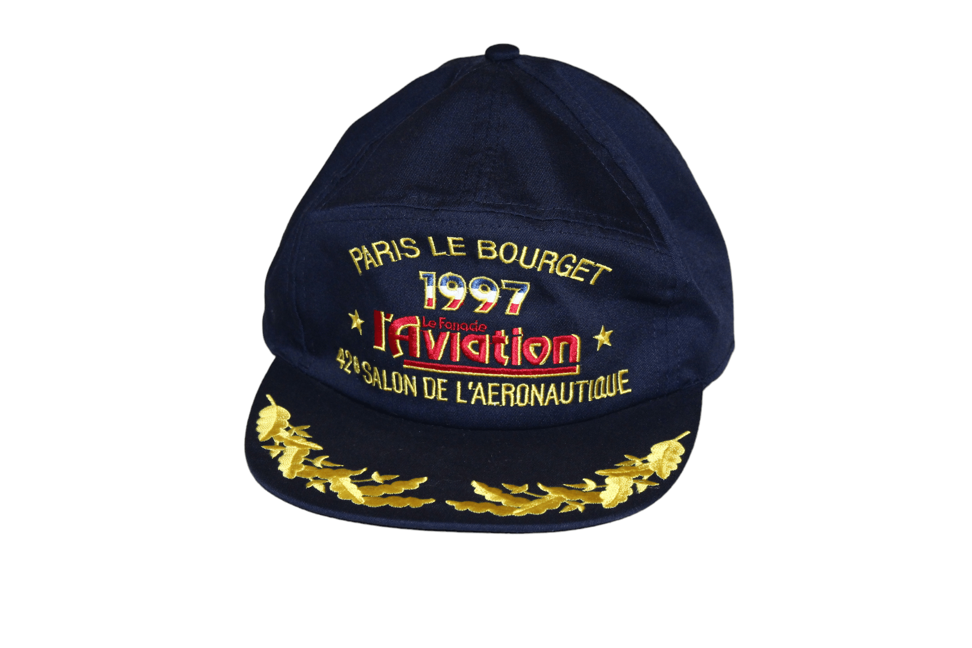 Buzz Rickson's VTG 🔥 '97 Le Fana de l'Aviation logo trucker hat Size ONE SIZE - 2 Thumbnail