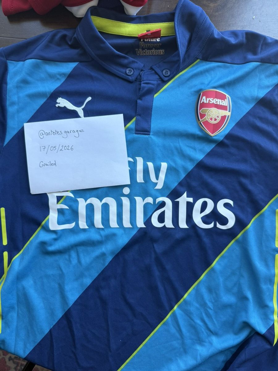 Puma Arsenal 2015/16 Away Jersey Blue Size US L / EU 52-54 / 3 - 3 Thumbnail