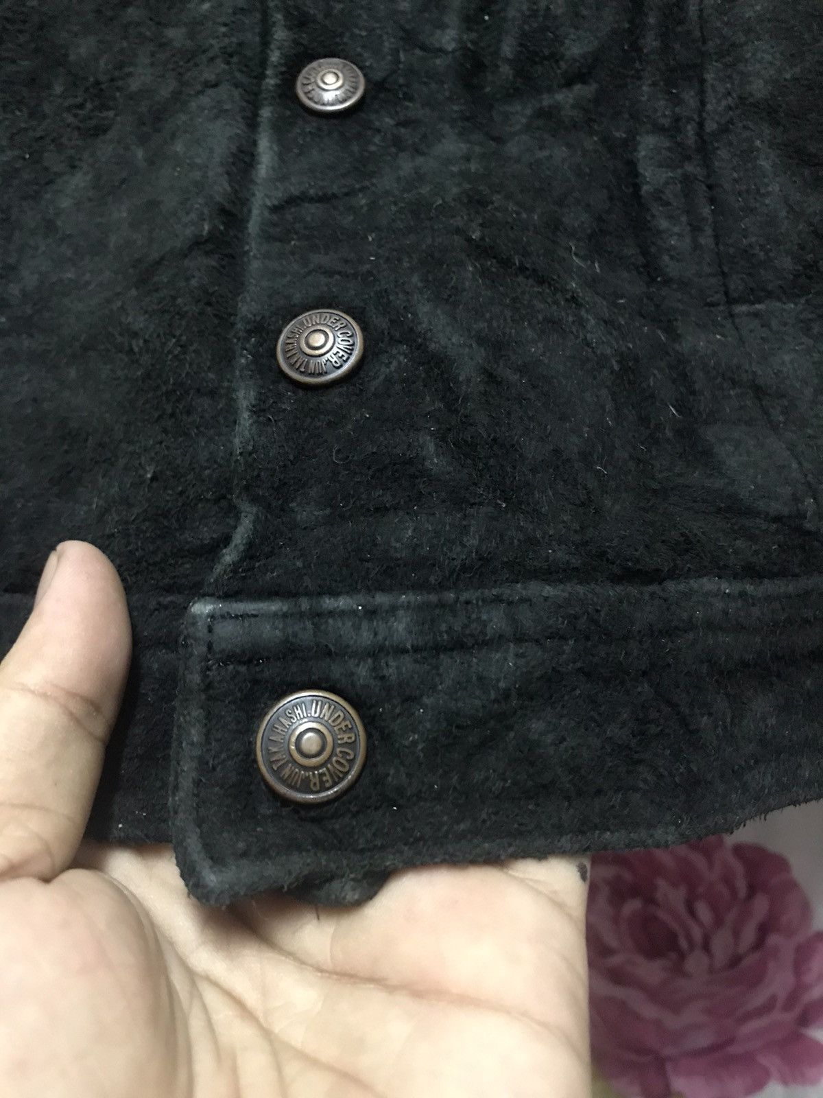 Undercover UNDERCOVER 97-98 LEAD SUEDE LEATHER BUTTON JACKET Size US M / EU 48-50 / 2 - 7 Thumbnail