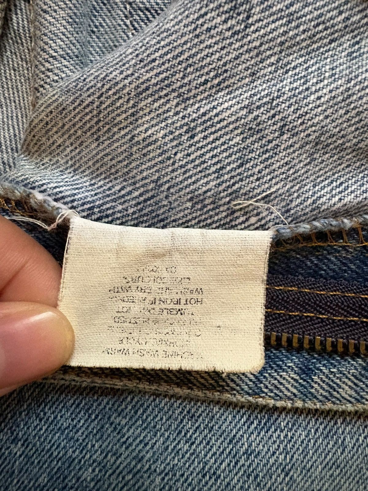 Levi's Vintage 80s Levis 505 Mud Wash Distressed Loose Baggy Jeans Size US 37 - 11 Thumbnail