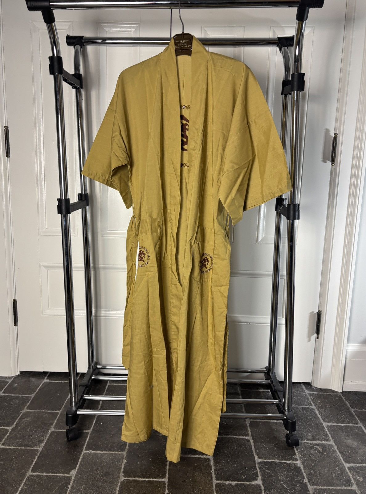 Vintage NOS Vintage Chinese Bath Robe Embroidered 1970s Belted Sleep Size US M / EU 48-50 / 2 - 3 Thumbnail