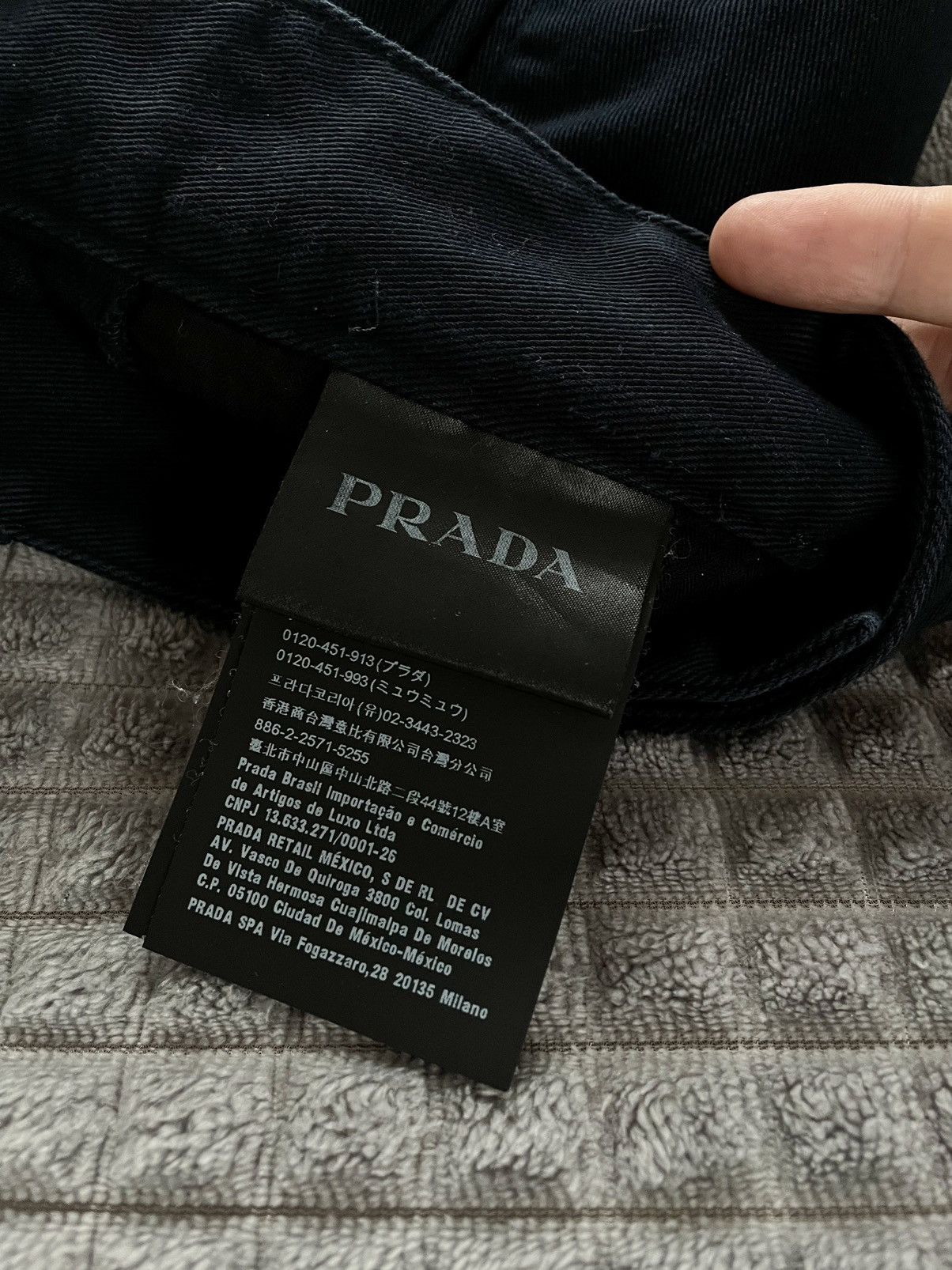 Prada Prada Carpenter Patch Logo Heavyweight Pant Trousers Size M Size US 32 / EU 48 - 10 Thumbnail
