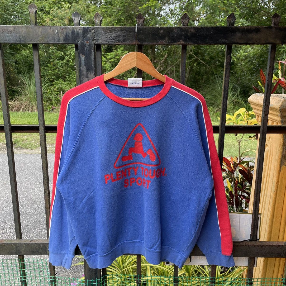 Vintage 🔥Vintage 90s Plenty Tough Sports Big Logo Sweatshirts Size US M / EU 48-50 / 2 - 1 Thumbnail