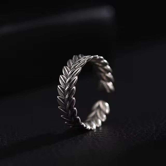 Handmade Vintage Wheat Cuff Ring Size ONE SIZE - 5 Thumbnail