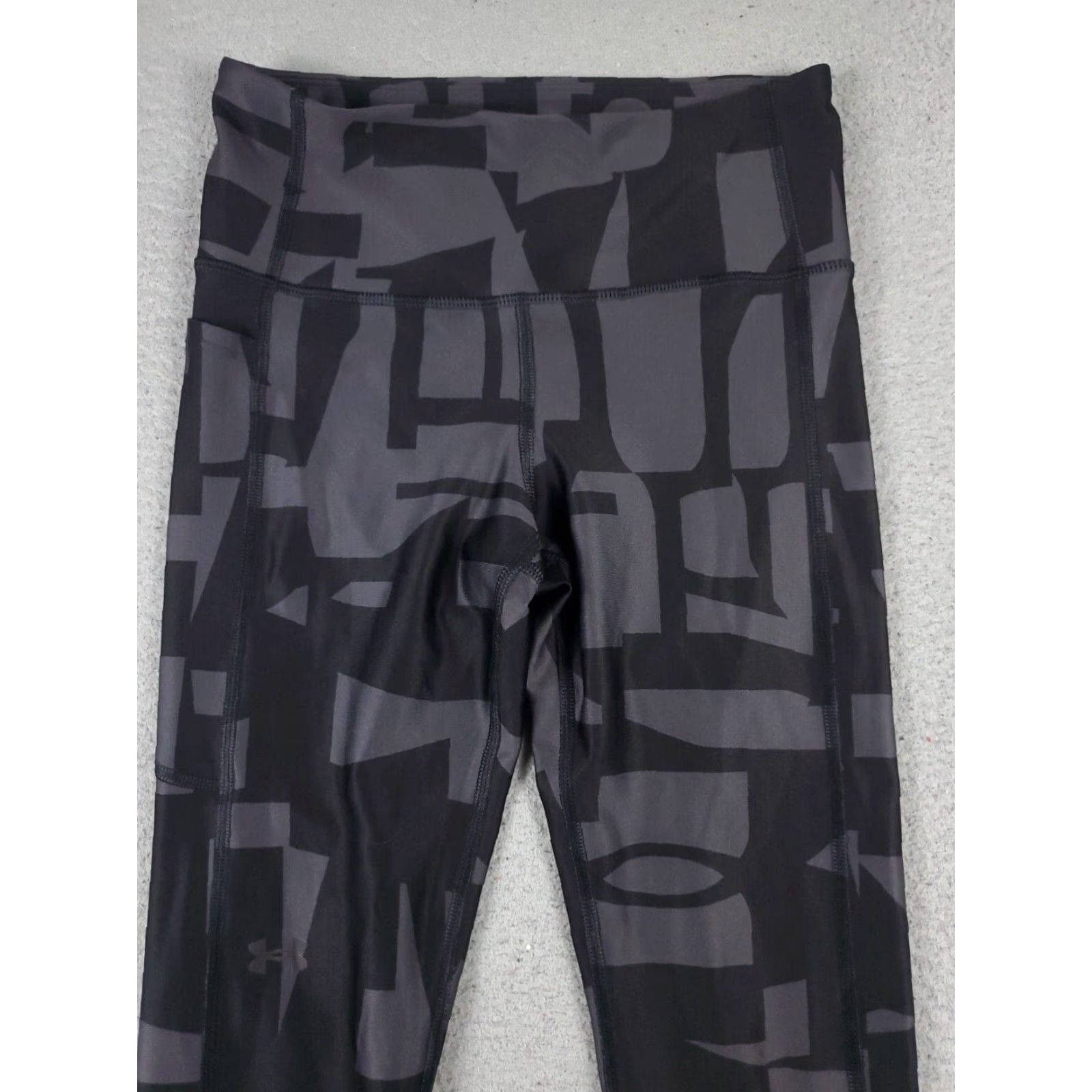 Under Armour Under Armour Pants Womens Small Gray Compression Leggings Jogger Activewear Pockets Womens Size 28" / US 6 / IT 42 - 2 Thumbnail