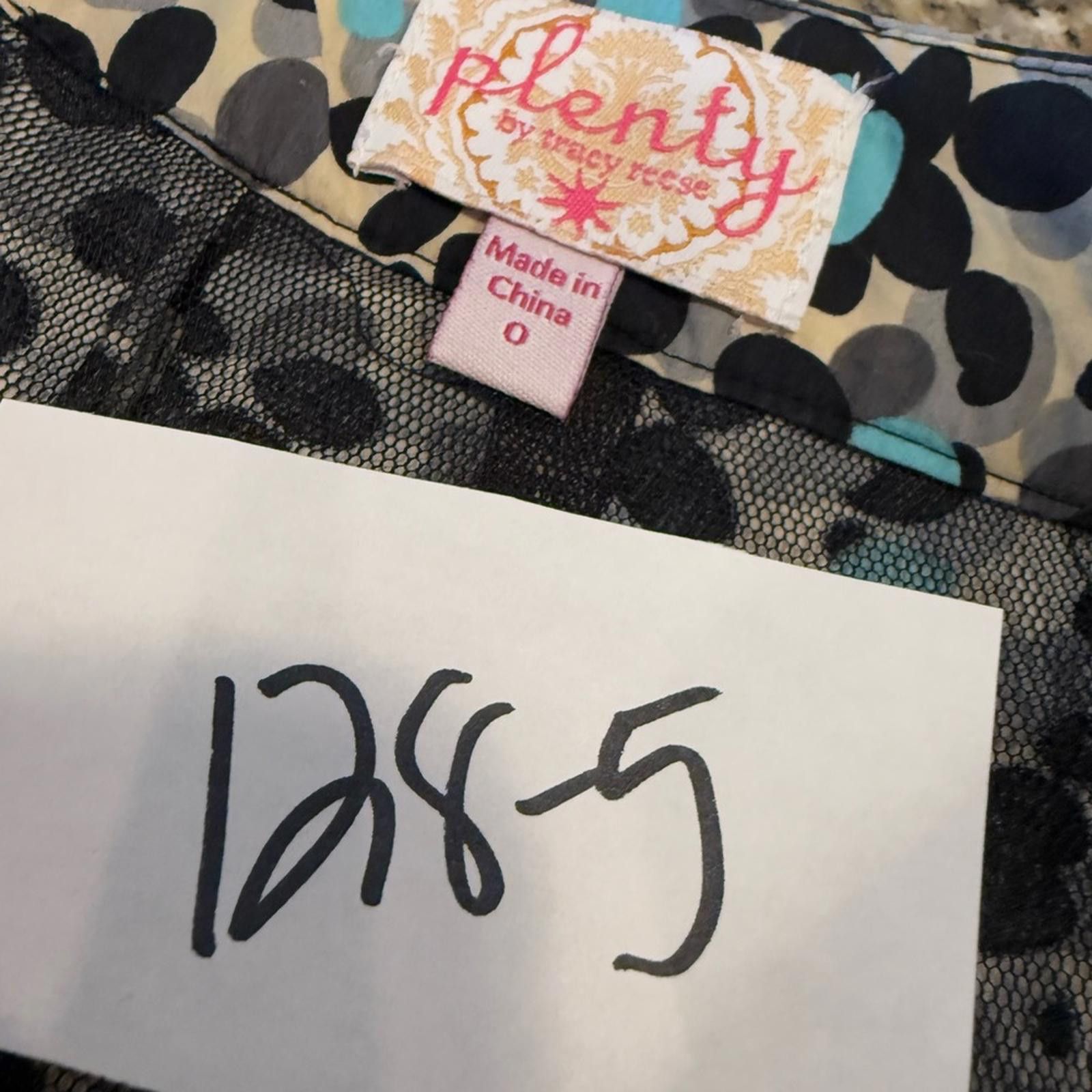 Other Plenty by Tracy Reese mini skirt black blue polka dot SZ 0 Size 25" / US 0 / IT 36 - 10 Thumbnail