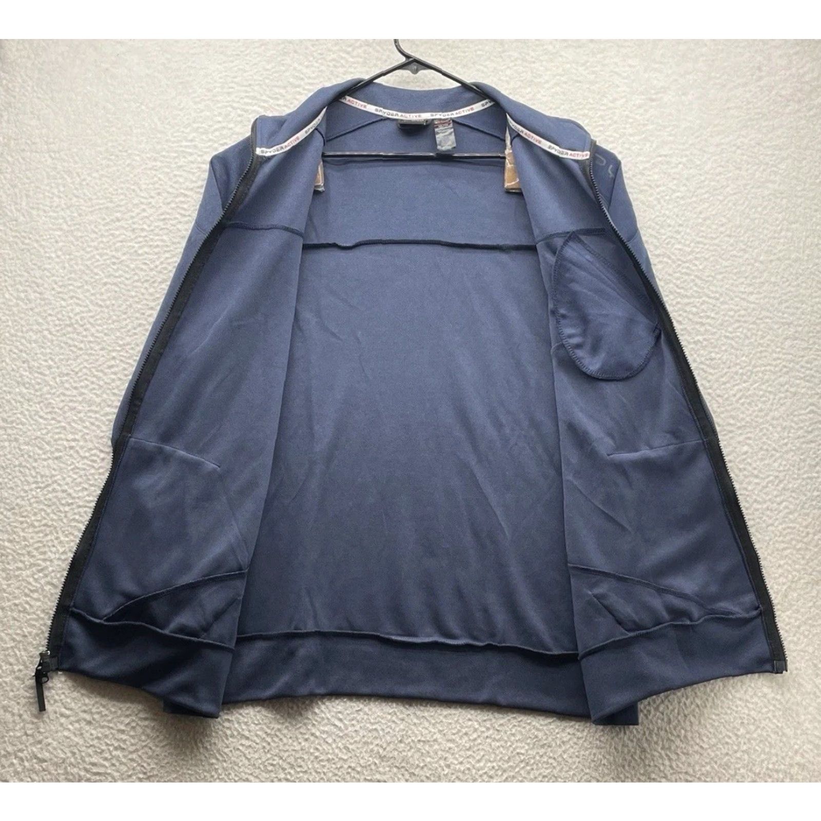 Spyder Spyder Track Jacket Mens 2XL Navy Blue Athletic Wicking ProW B Hiking Sports Athleisure Outdoor Jacket Size US XXL / EU 58 / 5 - 6 Thumbnail
