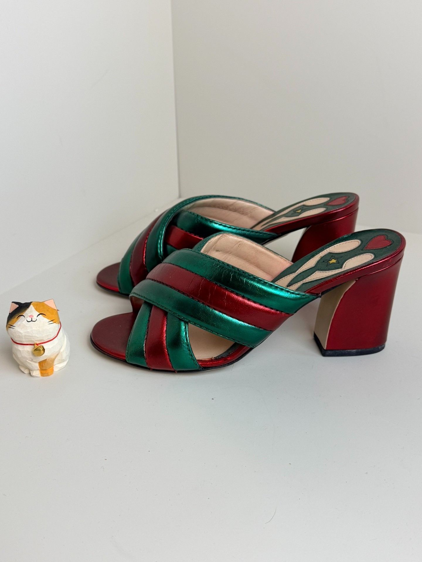 Gucci Gucci Red Sandals us_6-5 Women Size US 6.5 / IT 36.5 - 1 Thumbnail