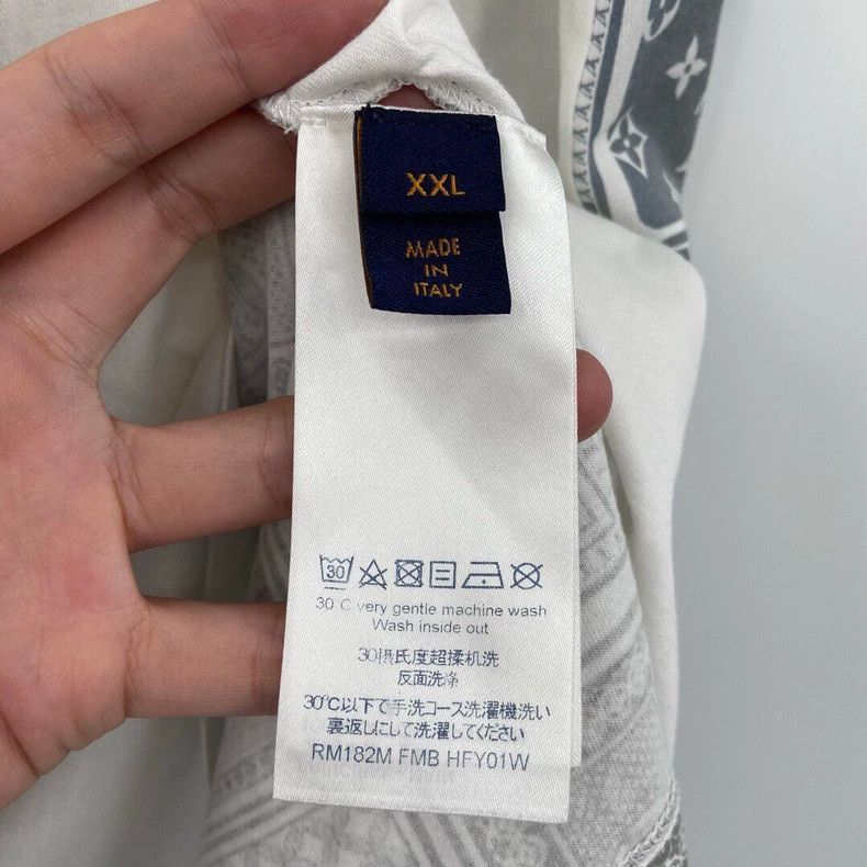 Louis Vuitton Louis Vuitton Short Sleeve Playing Cards T -2505 Size US XXL / EU 58 / 5 - 4 Thumbnail