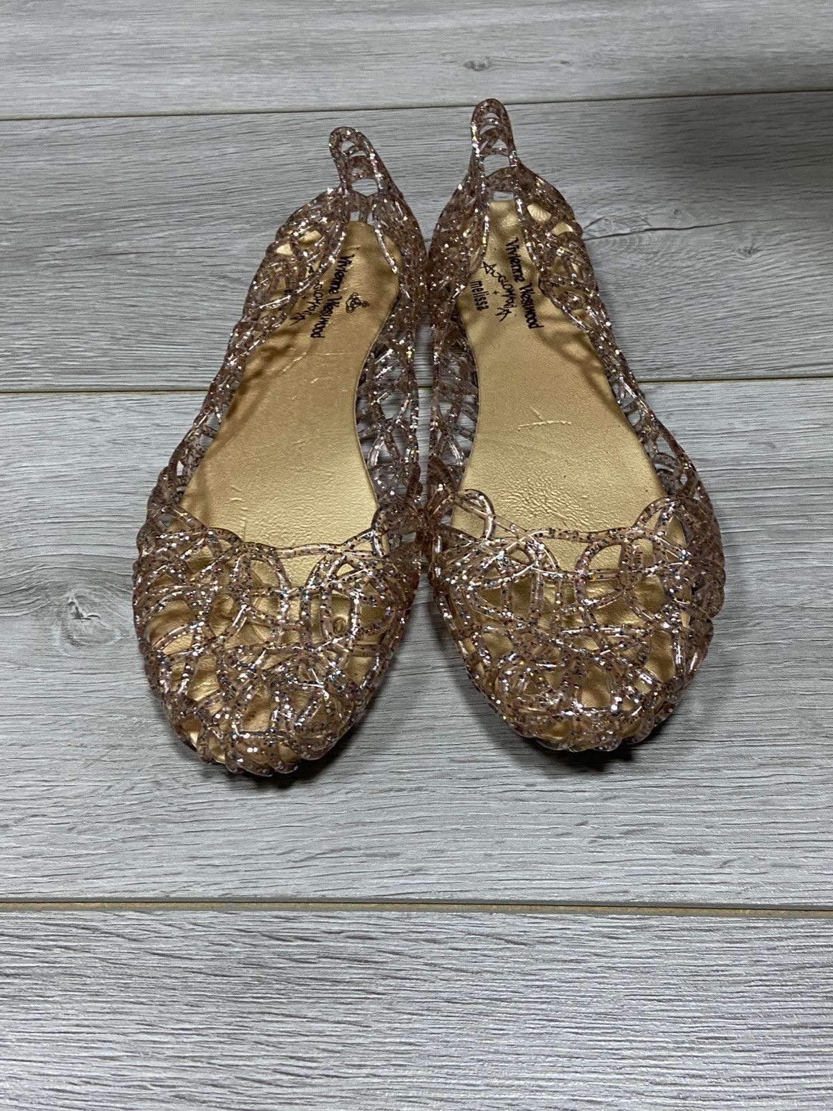 Melissa × Vivienne Westwood Vivienne Westwood x Melissa RARE web ballet flats Braided Size US 10 / IT 40 - 7 Thumbnail