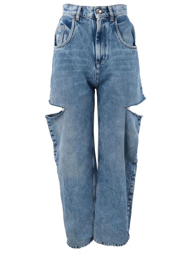 Maison Margiela Maison Margiela Cut jeans with a knife Size 25" / US 0 / IT 36 - 2 Thumbnail