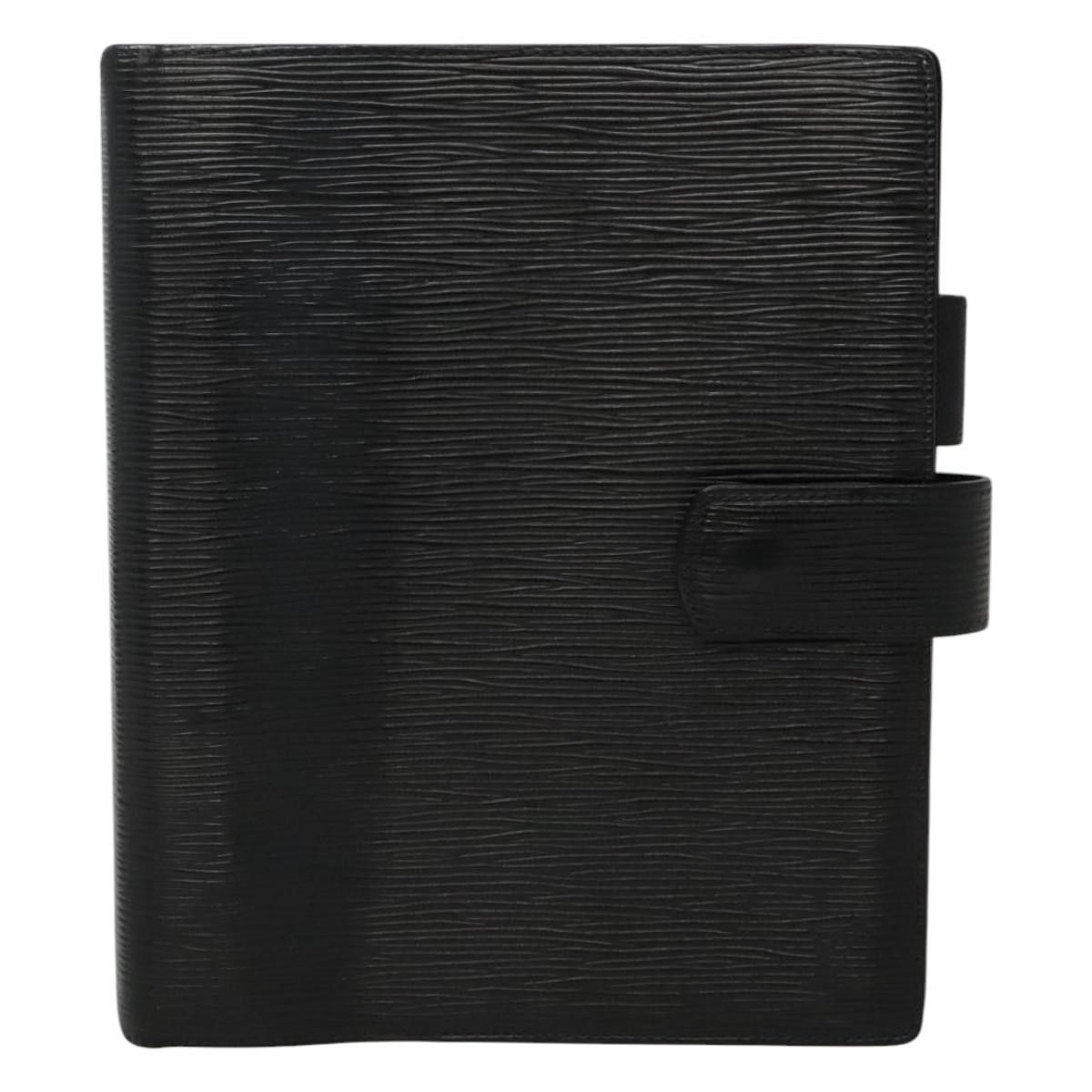 Louis Vuitton Agenda Cover Black Leather Wallet (Pre-Owned) Size ONE SIZE - 1 Thumbnail