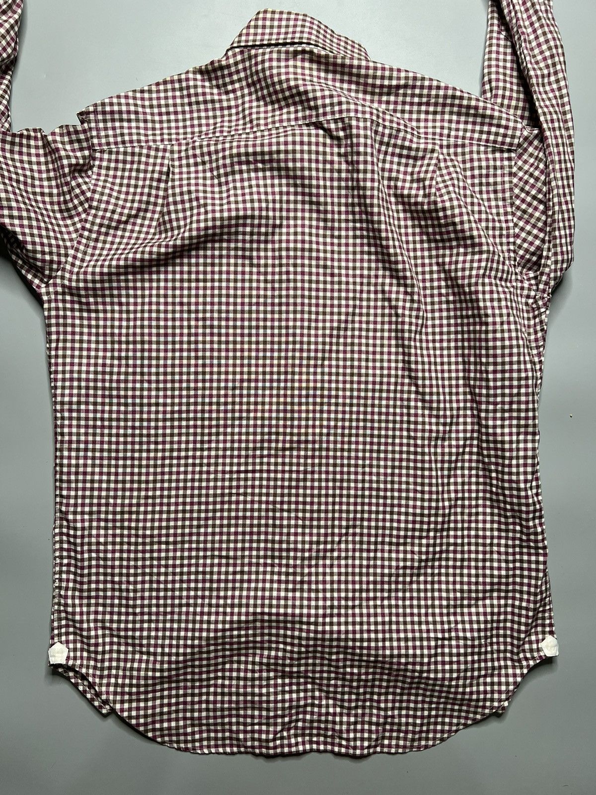 Loro Piana Loro Piana Checkered Cotton Buttondown Size US M / EU 48-50 / 2 - 2 Thumbnail