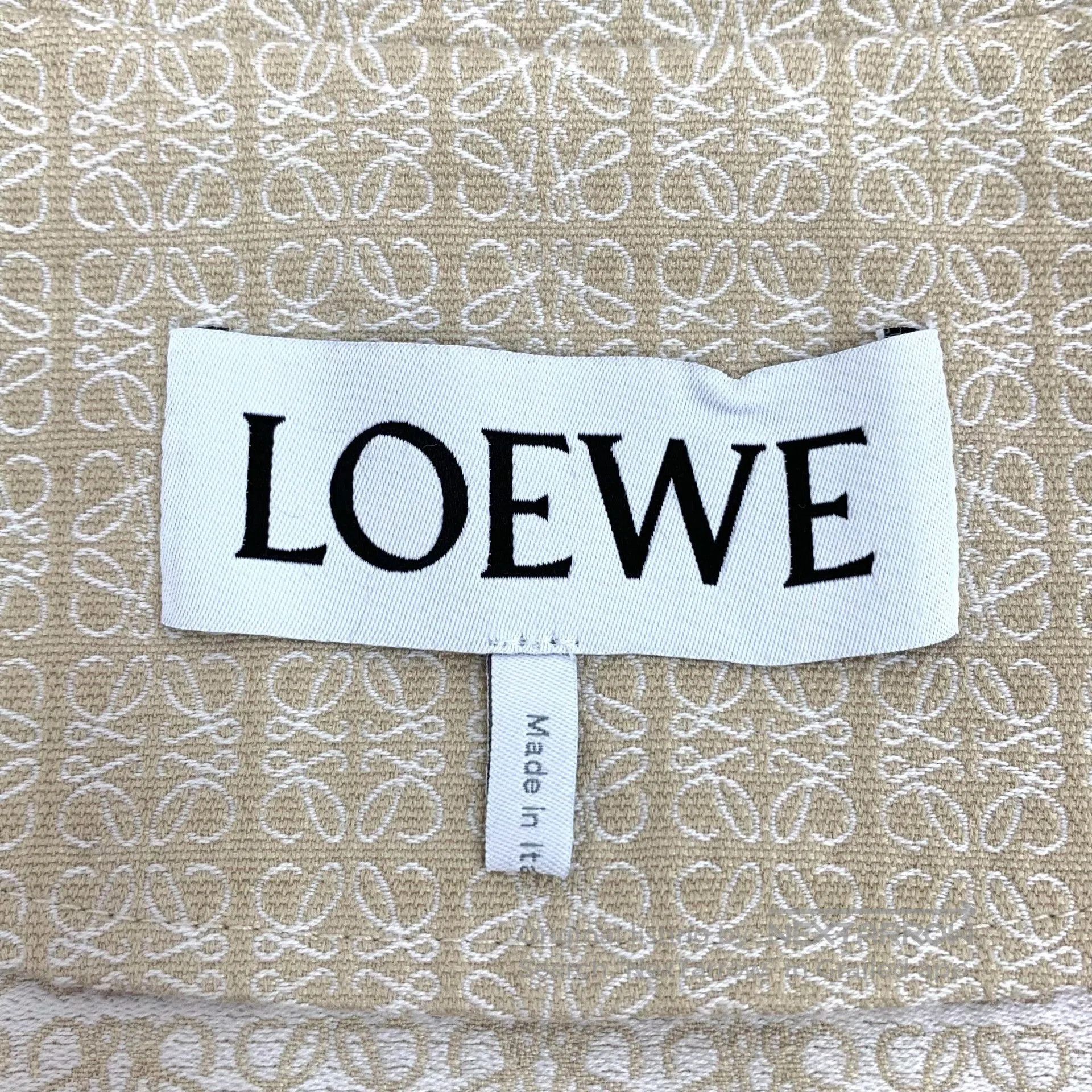 Loewe Loewe Logo Print Cotton Lapel Jacket. Size US L / EU 52-54 / 3 - 6 Thumbnail