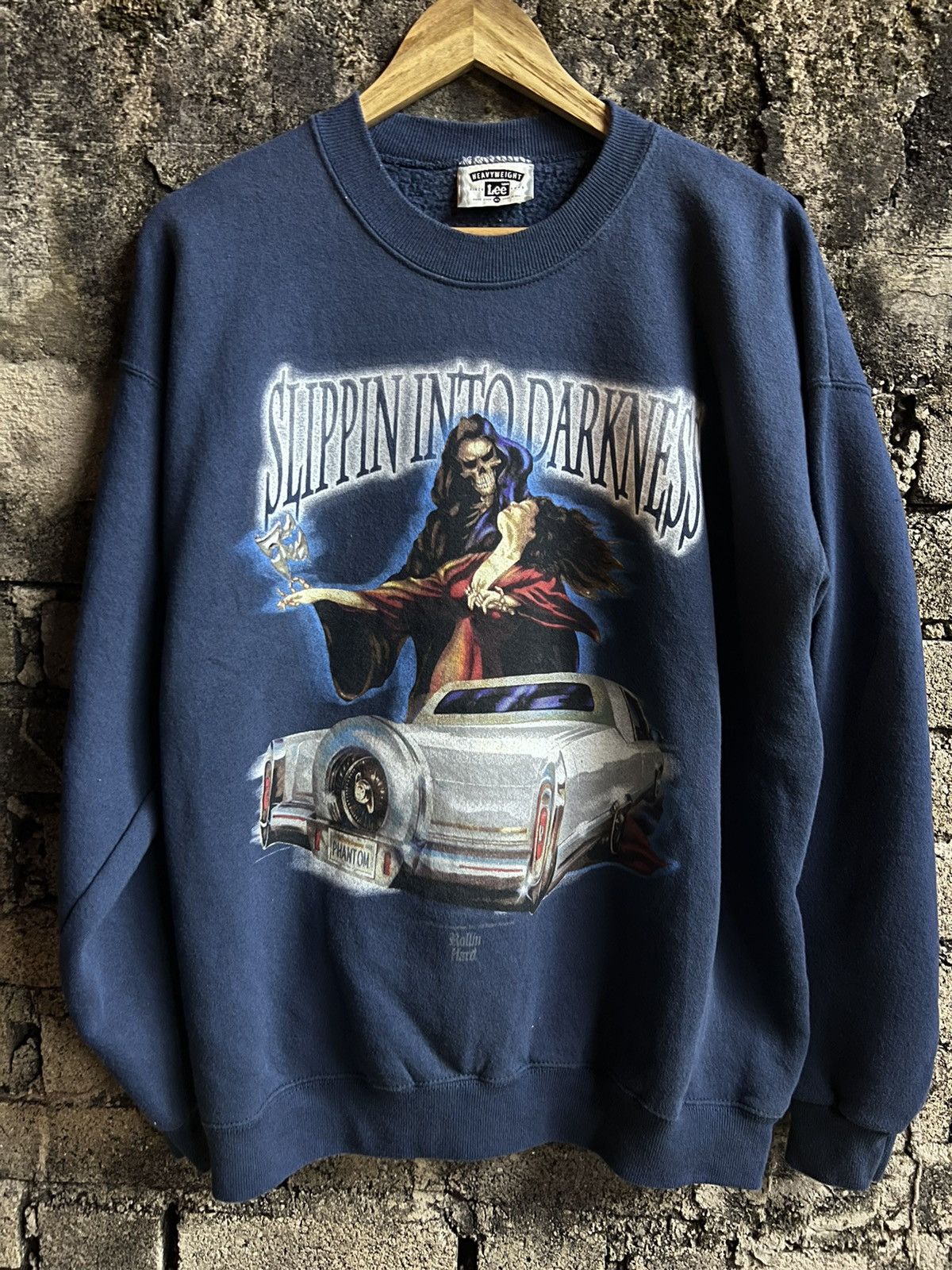Vintage RARE VINTAGE SLIPPIN INTO DARKNESS BY ROLLIN HARD PHANTON Size US XL / EU 56 / 4 - 1 Thumbnail