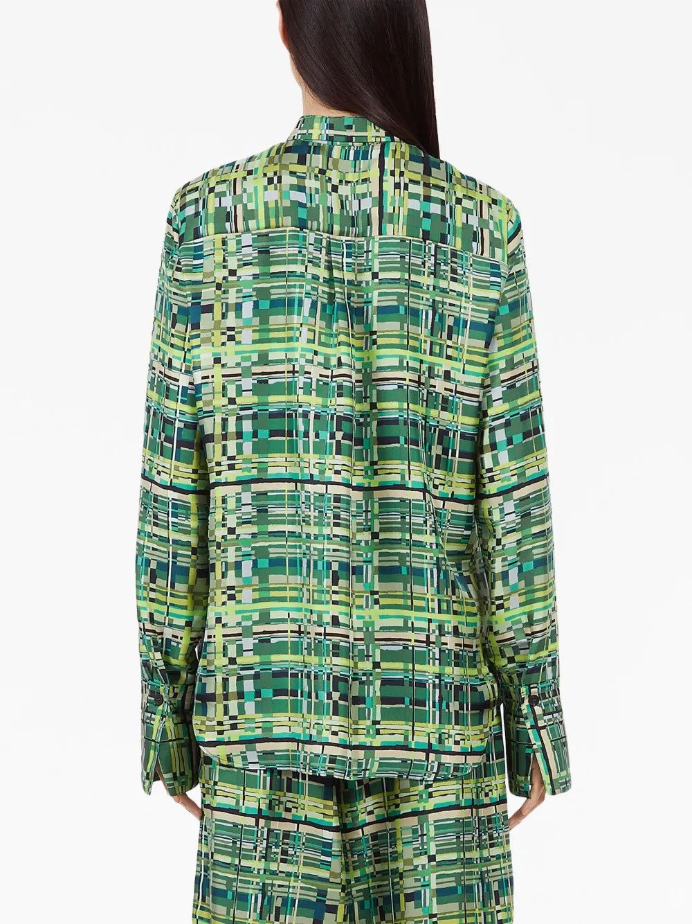 Salvatore Ferragamo o1y0426 Patterned Shirt in Multicolor Size M / US 6-8 / IT 42-44 - 4 Thumbnail