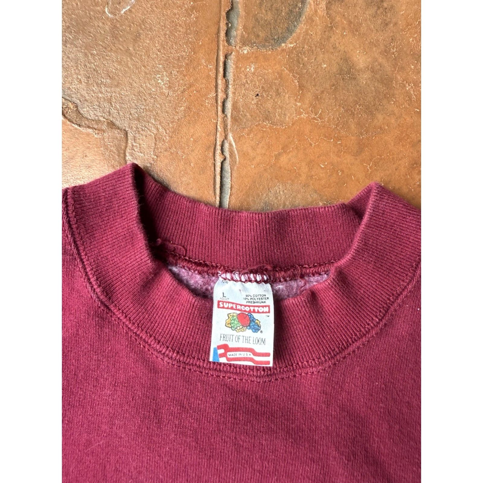 Fruit Of The Loom VINTAGE Saratoga Horse Racing Embroidered Crewneck Sweatshirt Large USA Mens Long Sleeve Cotton Pullover Graphic Print Active Racing Size US L / EU 52-54 / 3 - 2 Thumbnail
