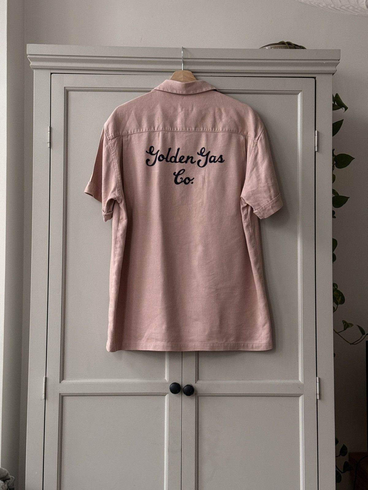 Pherrow's Pherrows Linen & Silk bowling shirt - Pink Size US XL / EU 56 / 4 - 2 Thumbnail