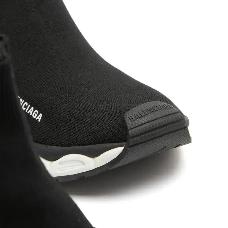 Balenciaga o1w1db10825 3XL Sock Recycled Knit Sneakers in Black Size US 6 / EU 39 - 4 Thumbnail