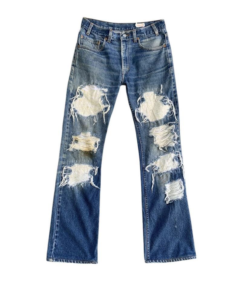 ERL × Levi's Levi's x ERL distressed jorts | Grailed