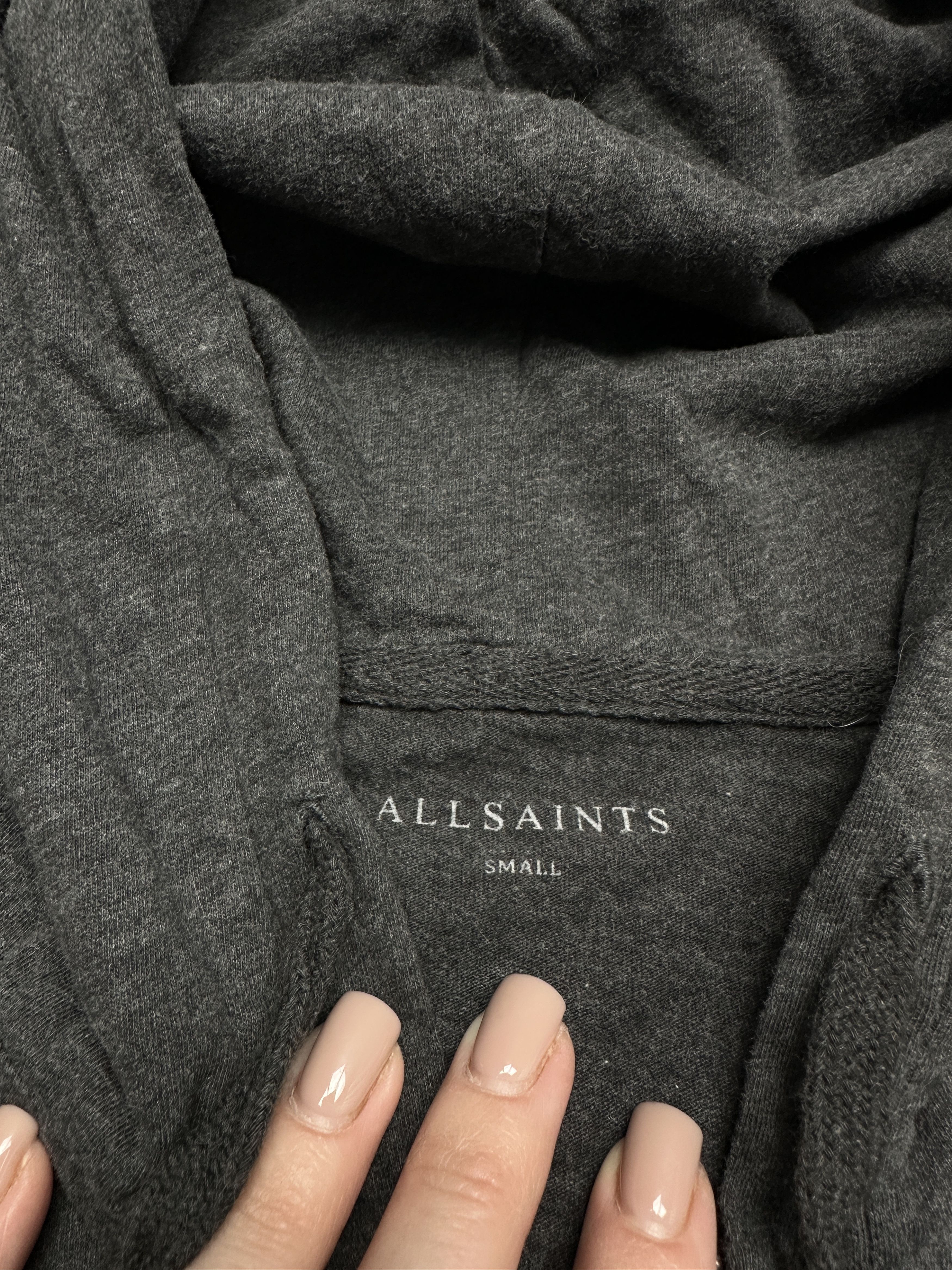 Allsaints Allsaints Mens Light Brace Zip Hoodie Size US S / EU 44-46 / 1 - 4 Thumbnail