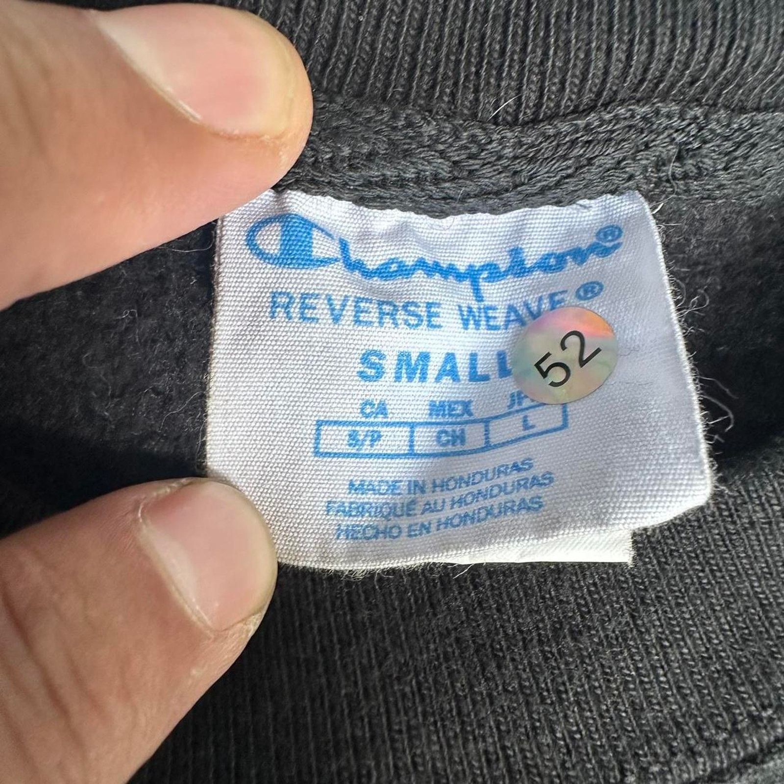 Champion Champion Reverse Weave Sweatshirt Black Size Small Size US S / EU 44-46 / 1 - 2 Thumbnail