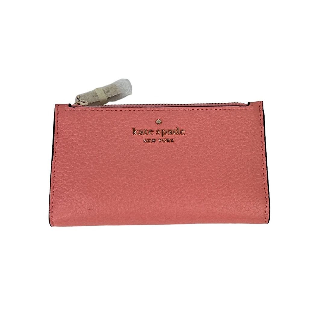 Kate Spade Kate Spade Leila Small Slim Bifold Wallet Peachy Rose Size ONE SIZE - 1 Thumbnail