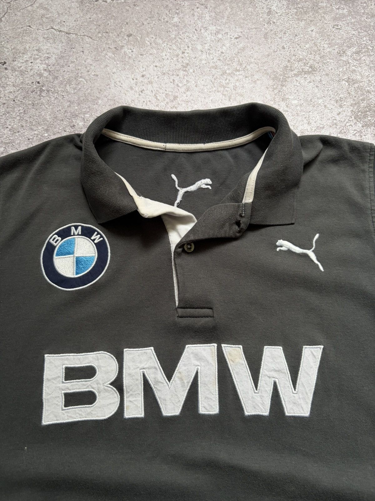 BMW BMW Vintage Big Logo Y2K Polo Size US M / EU 48-50 / 2 - 4 Thumbnail