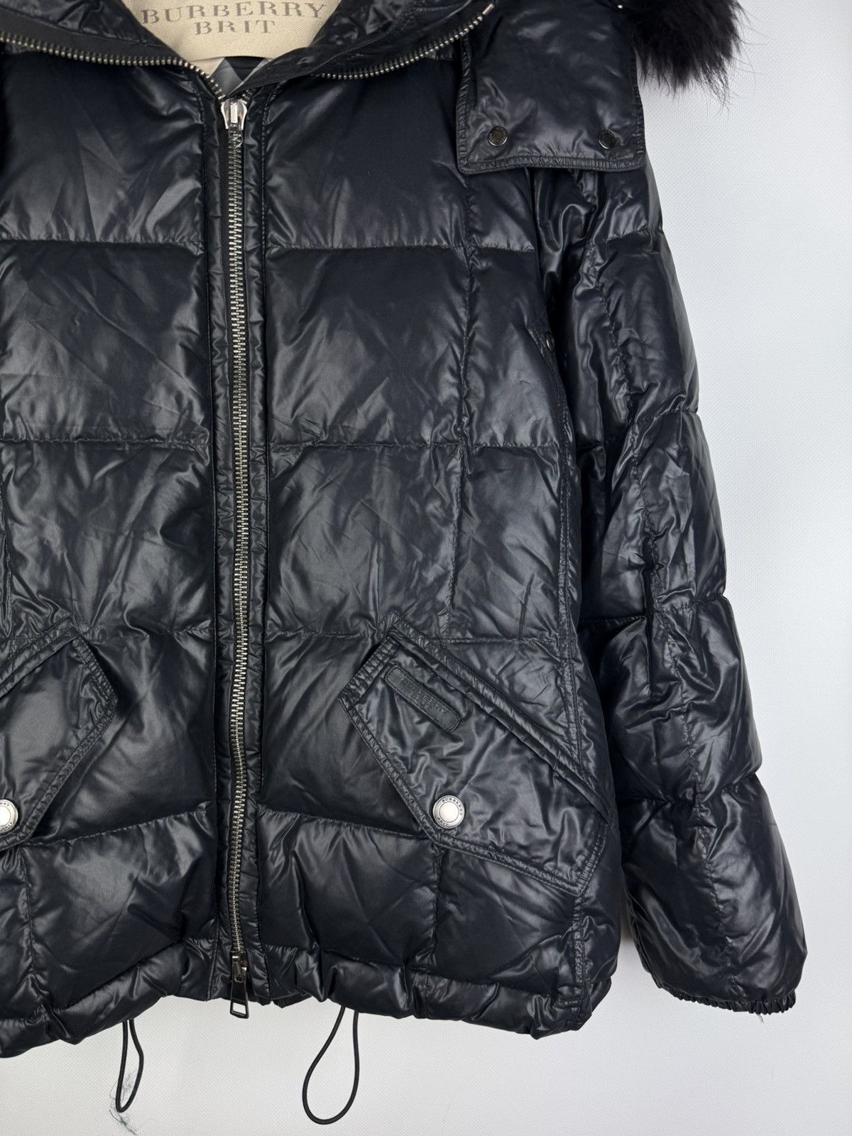 Burberry Burberry Brit Ladies Hooded Nylon Down Puffer Jacket Size Xs Size XS / US 0-2 / IT 36-38 - 4 Thumbnail