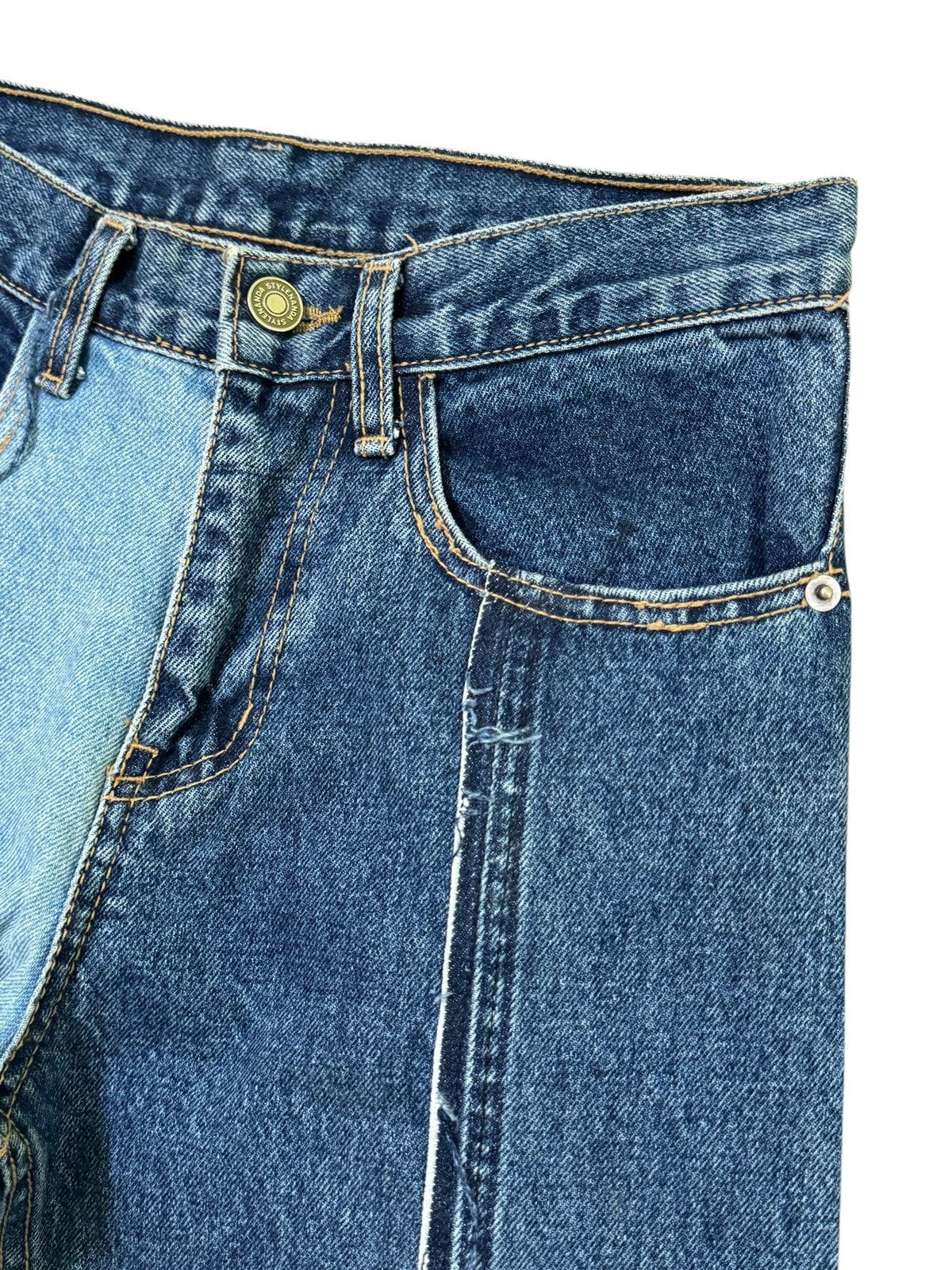 Hysteric Glamour Reconstructed Two Tone Denim Release Hem Size US 26 / EU 42 - 8 Thumbnail