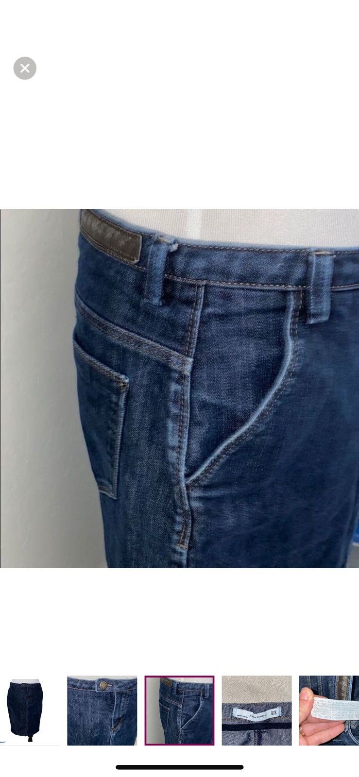 Zara Zara denim pencil skirt size 10 Size 32" / US 10 / IT 46 - 5 Thumbnail