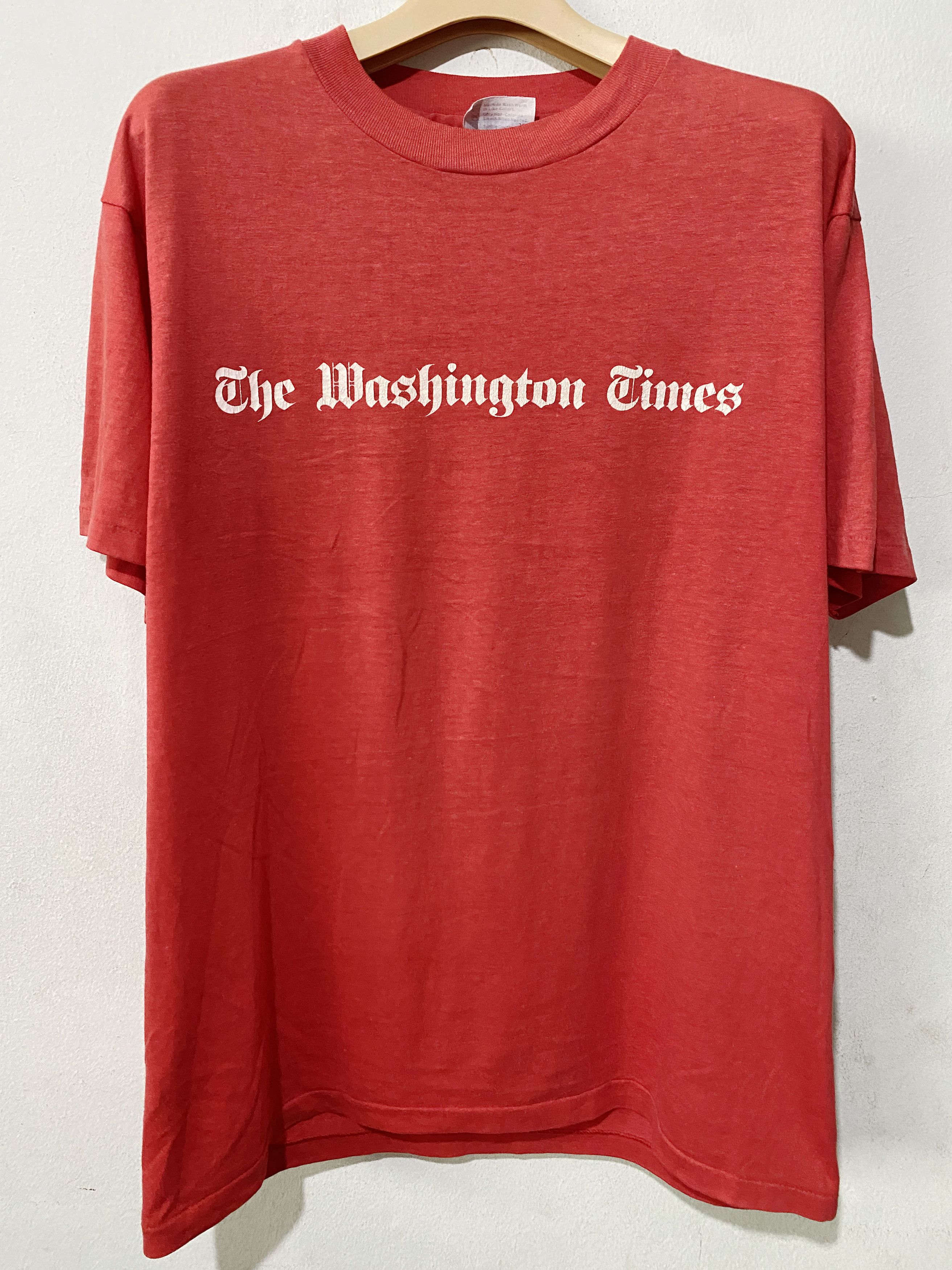 Vintage Vintage 80s The Washington Times Shirt Size US L / EU 52-54 / 3 - 1 Thumbnail