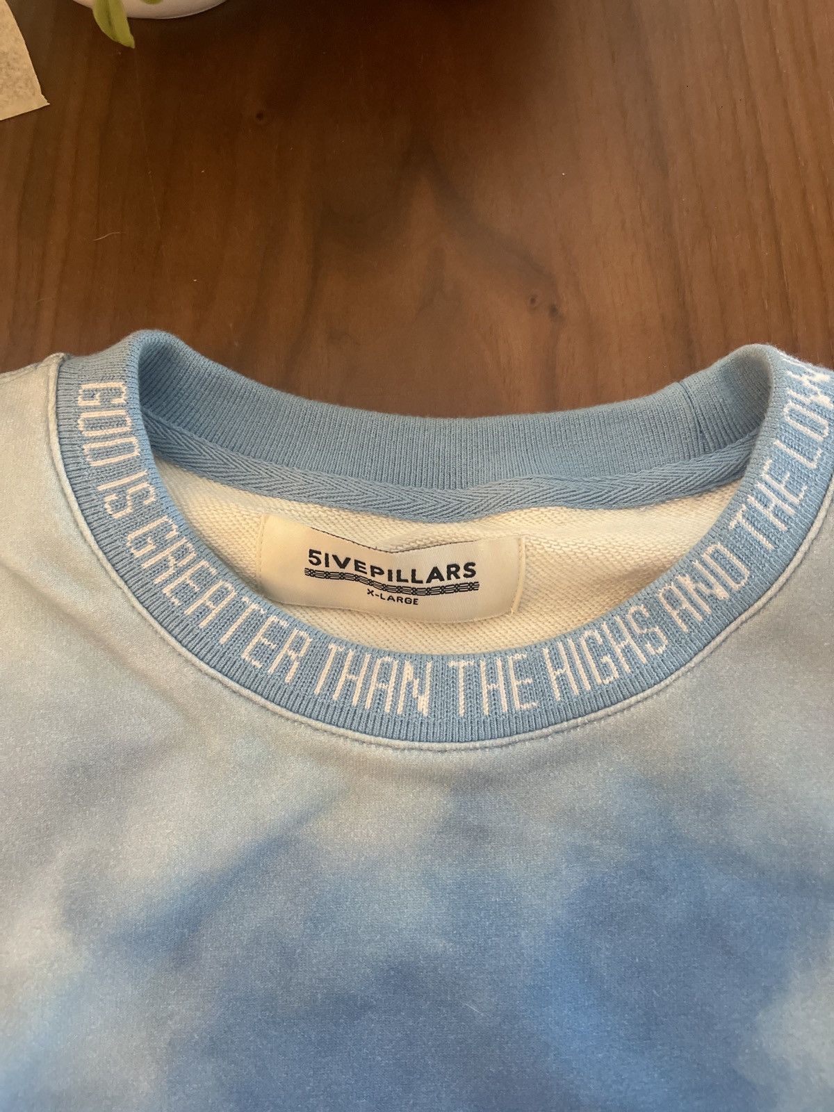 Other Fivepillars god is great sky crewneck Size US XL / EU 56 / 4 - 3 Thumbnail
