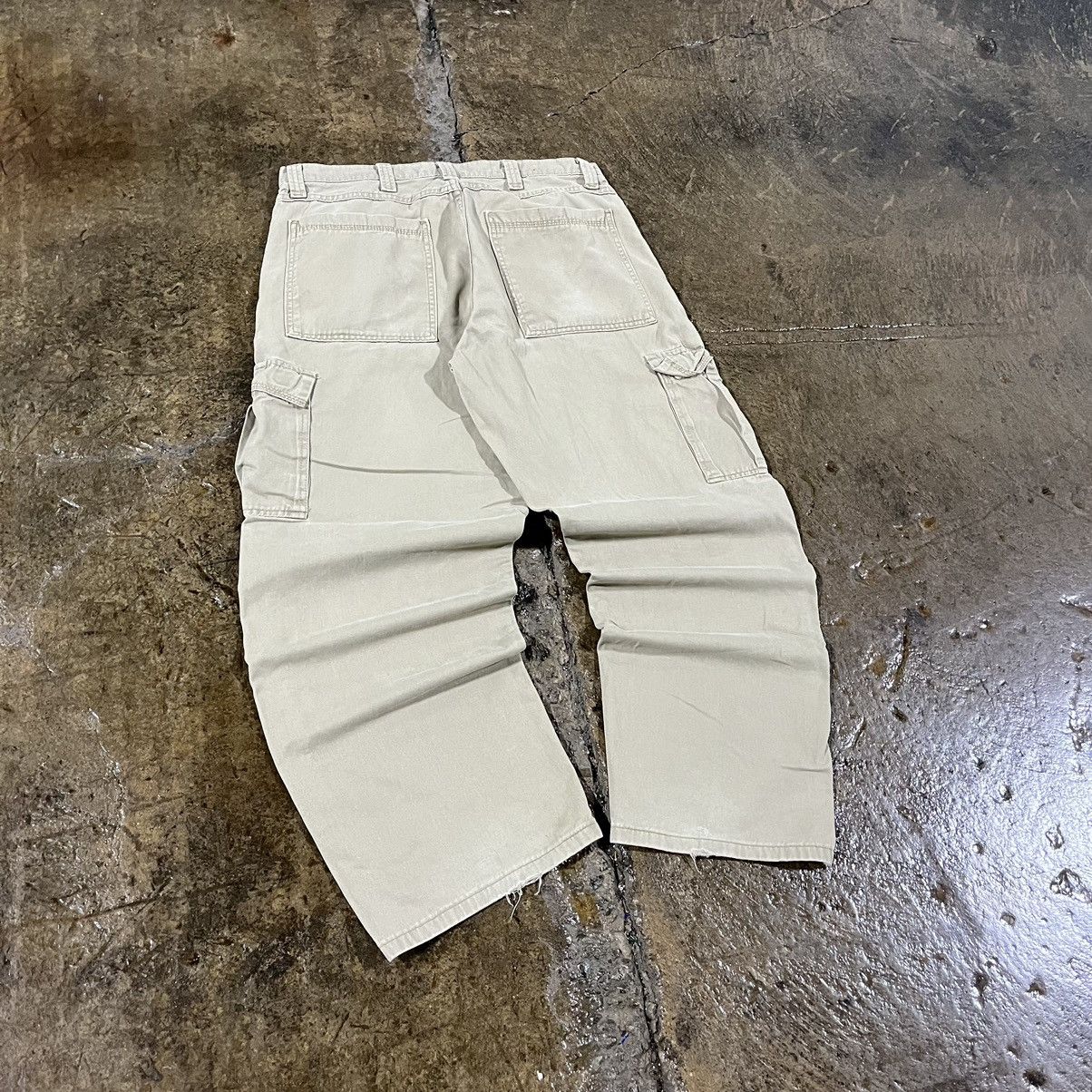 JNCO × Vintage × Wrangler Crazy Y2K Wrangler Cargo Pants Baggy Wide Leg Skater JNCO Size US 34 / EU 50 - 3 Thumbnail