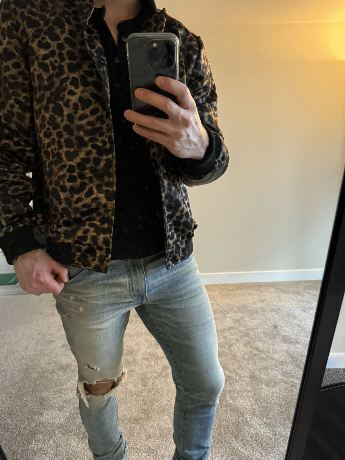Other UK Leopard Bomber Size US L / EU 52-54 / 3 - 1 Thumbnail